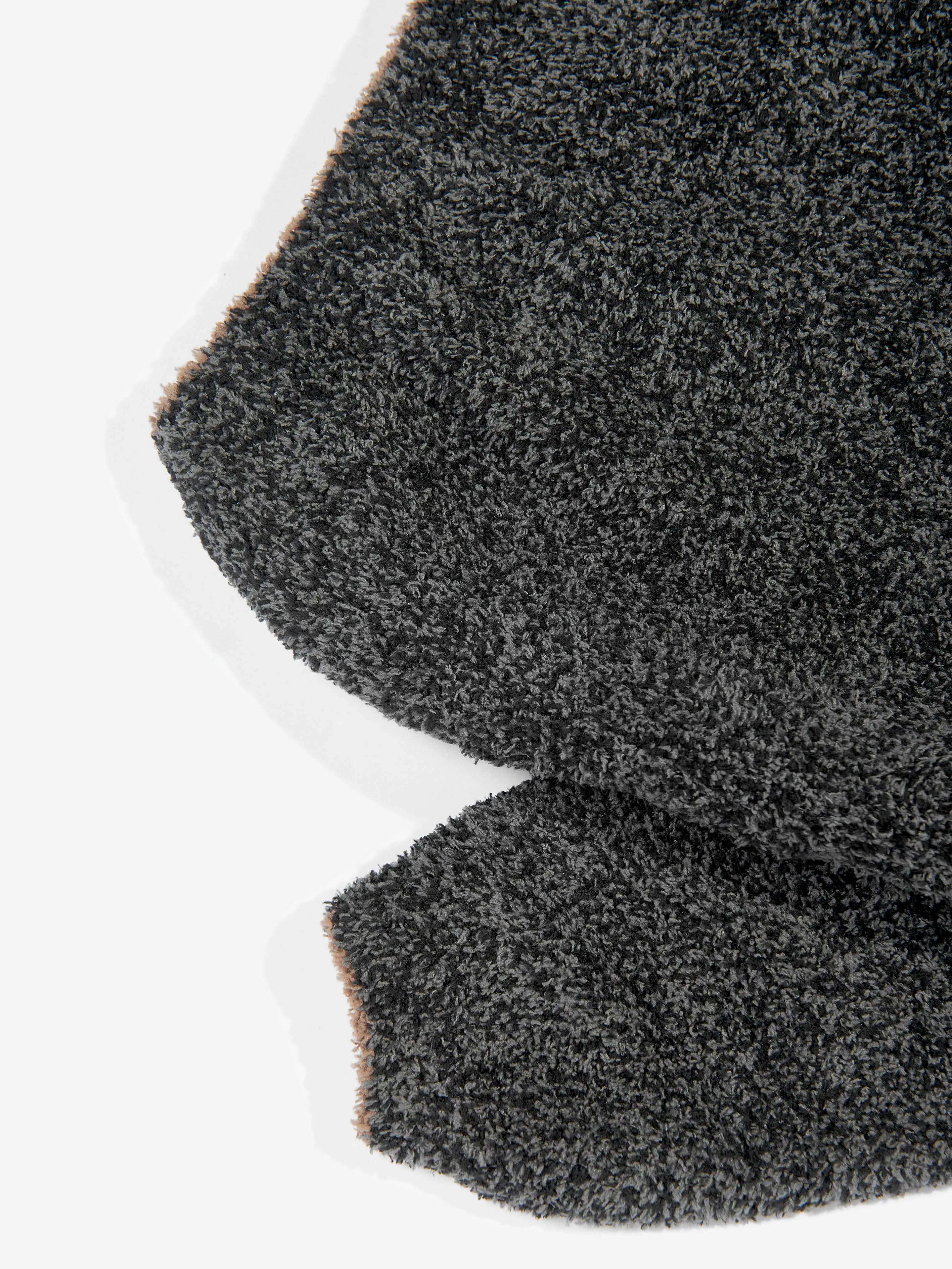 7AM Enfant Baby Fuzzy Boxy Pullover in Schwarz