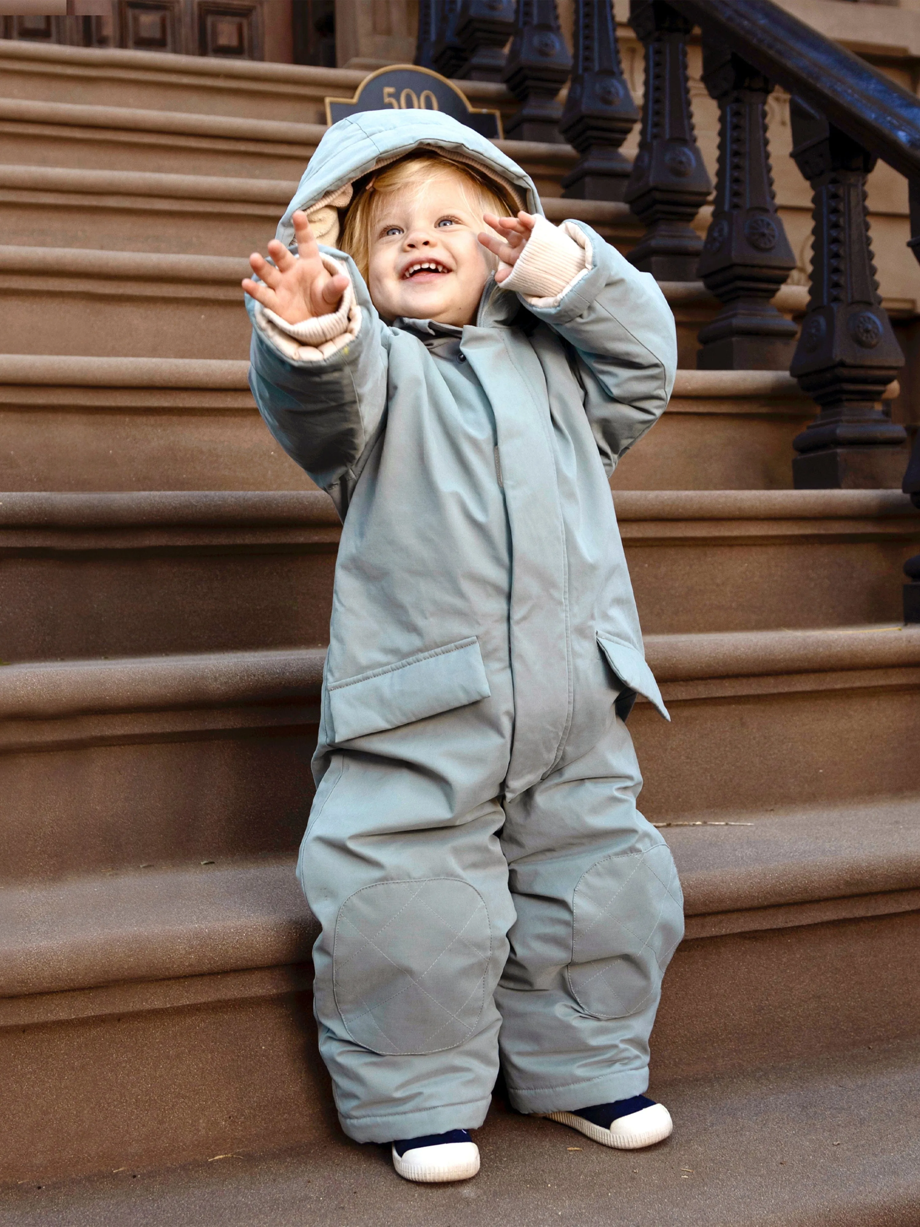 7AM Enfant Kinder-Skianzug Grand-Benji in Blau