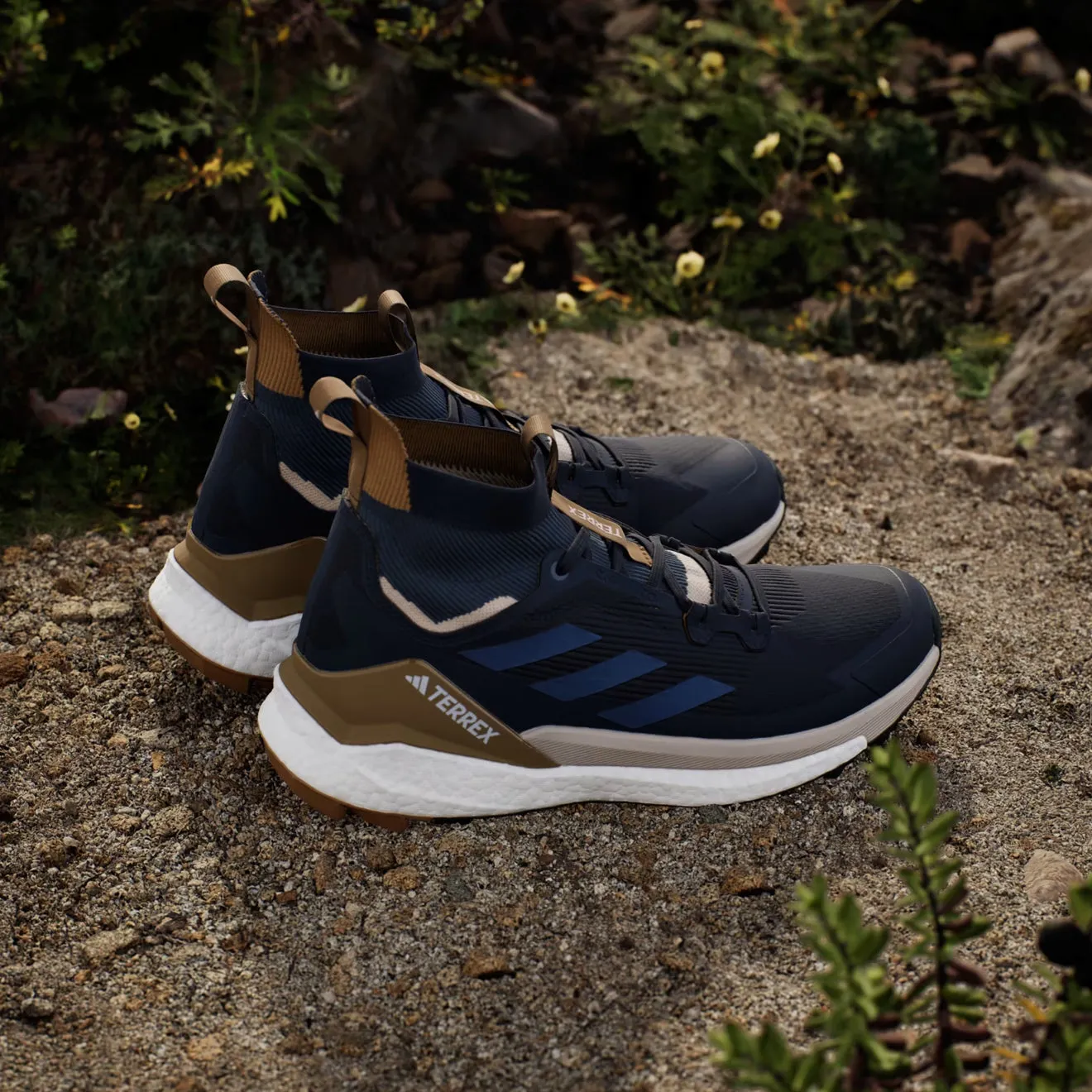 Adidas Terrex Free Hiker 2.0 Wanderstiefel Legend Ink / Wonder Steel