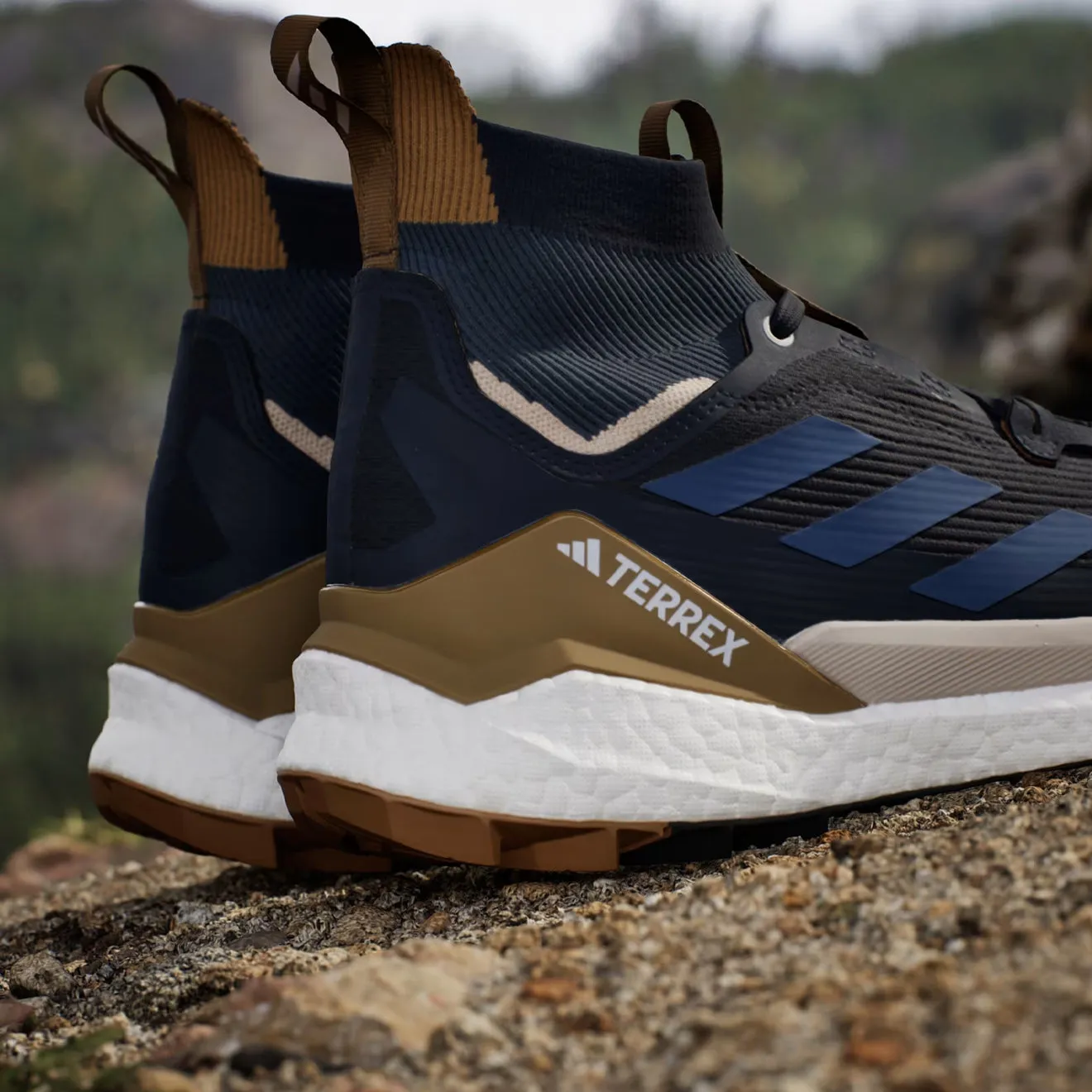 Adidas Terrex Free Hiker 2.0 Wanderstiefel Legend Ink / Wonder Steel