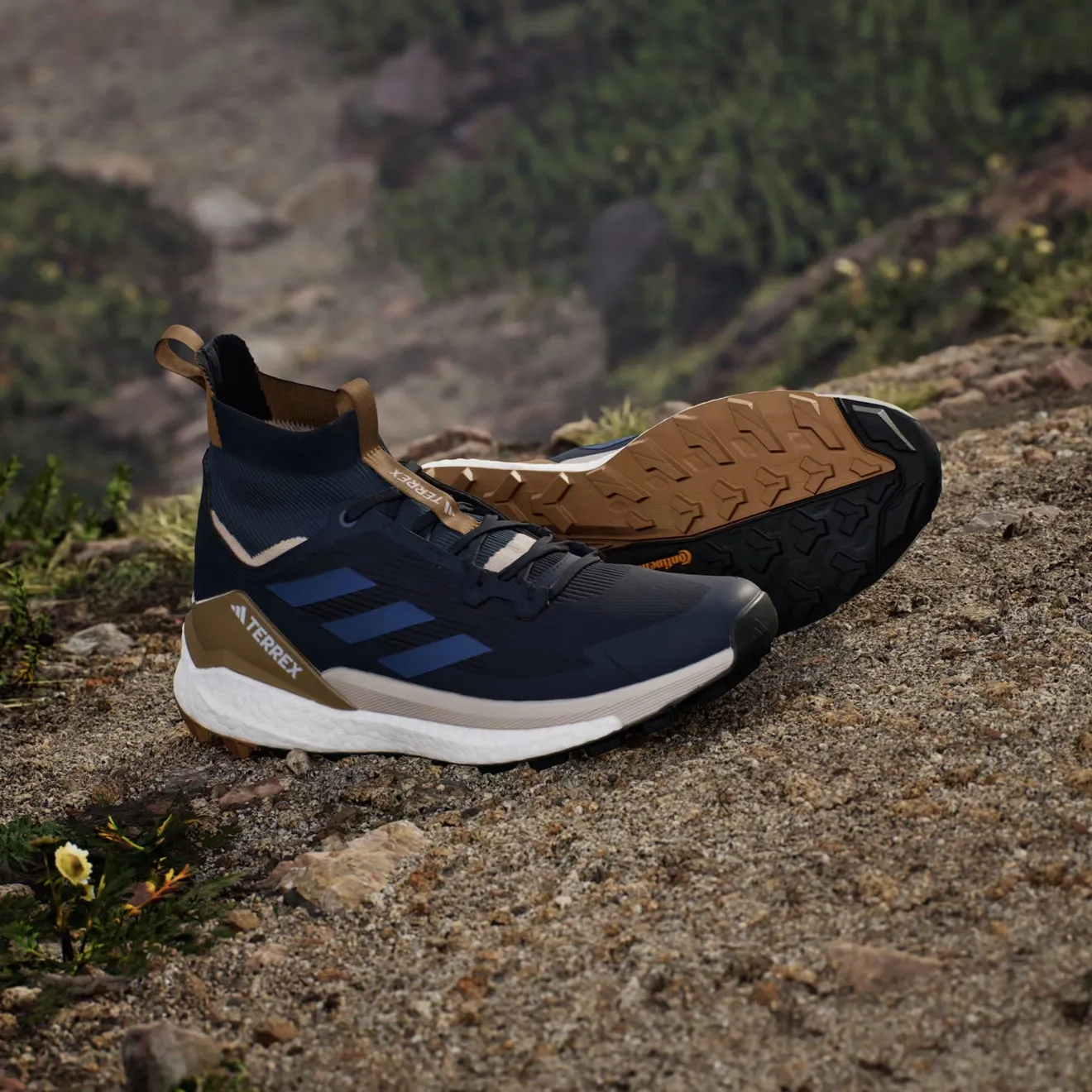 Adidas Terrex Free Hiker 2.0 Wanderstiefel Legend Ink / Wonder Steel