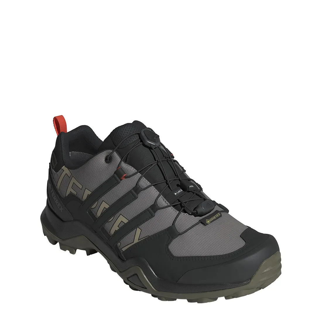 Adidas Terrex Swift R2 Gore-Tex Wander Schuhe Anthrazitgrau / Kernschwarz / Oliv Stratus