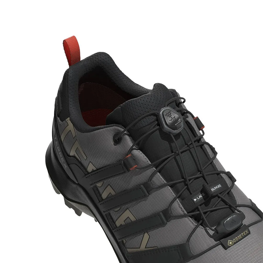 Adidas Terrex Swift R2 Gore-Tex Wander Schuhe Anthrazitgrau / Kernschwarz / Oliv Stratus