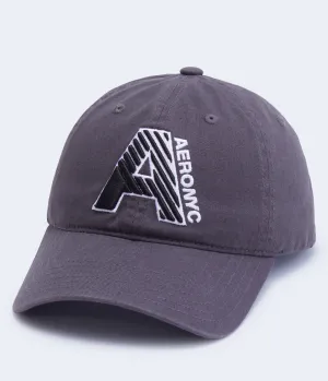 Aeropostale Herren NYC verstellbare Mütze - Dunkelgrau - Einheitsgröße - Baumwolle - Teen Mode & Bekleidung Charcoal Heather Grau Aeropostale