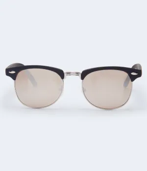 Aeropostale Herren Retro Clubmax Sonnenbrille - - Größe Einheitsgröße - Metall - Teen Mode & Bekleidung Blau Aeropostale