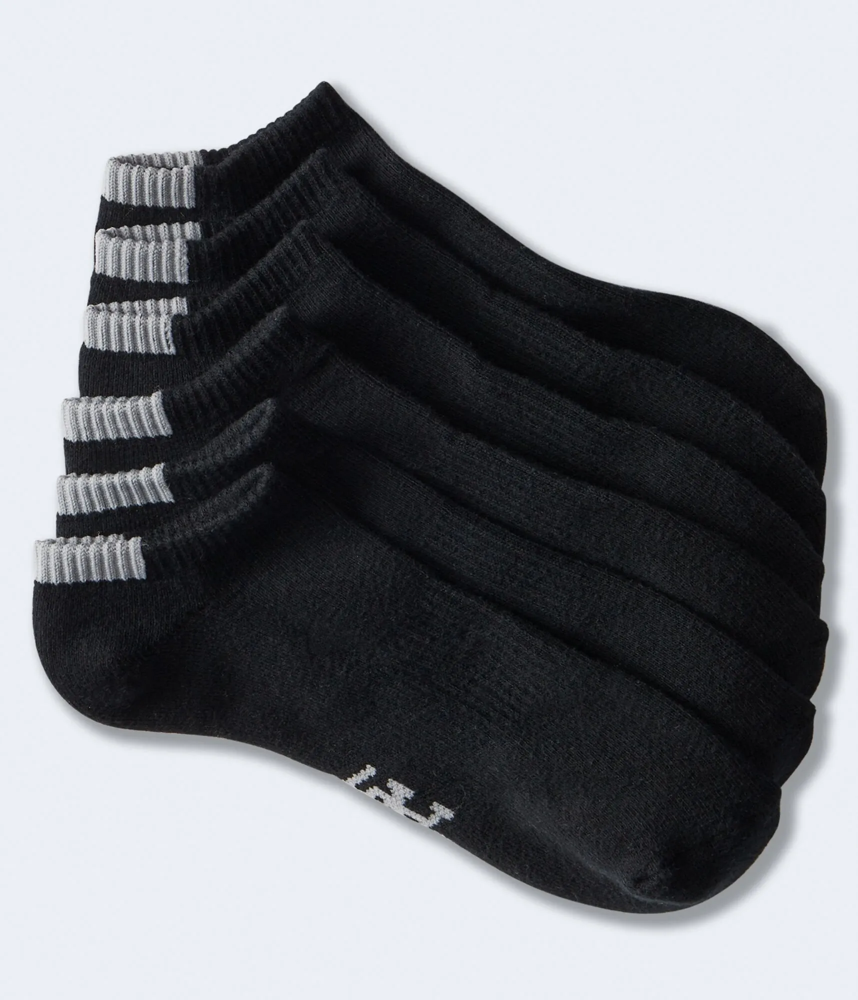 Aeropostale Herren Einfarbige Knöchelsocken 3er-Pack - - Einheitsgröße - Baumwolle - Teen-Mode & Bekleidung Schwarz Aeropostale