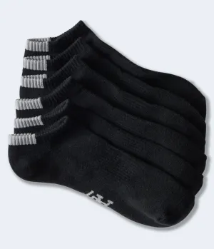 Aeropostale Herren Einfarbige Knöchelsocken 3er-Pack - - Einheitsgröße - Baumwolle - Teen-Mode & Bekleidung Schwarz Aeropostale
