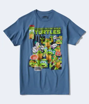 Aeropostale Herren Teenage Mutant Ninja Turtles Grafik-T-Shirt - - Größe XL - Baumwolle - Jugendmode & Bekleidung Blau Aeropostale