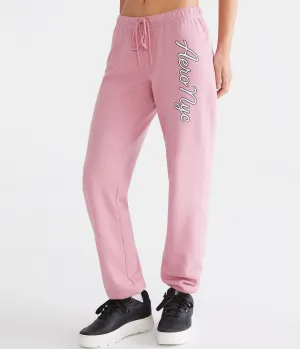 Aeropostale Damen NYC Geschnürte Jogginghose - Neon - Größe M - Baumwolle - Teen Mode & Bekleidung Multi Aeropostale