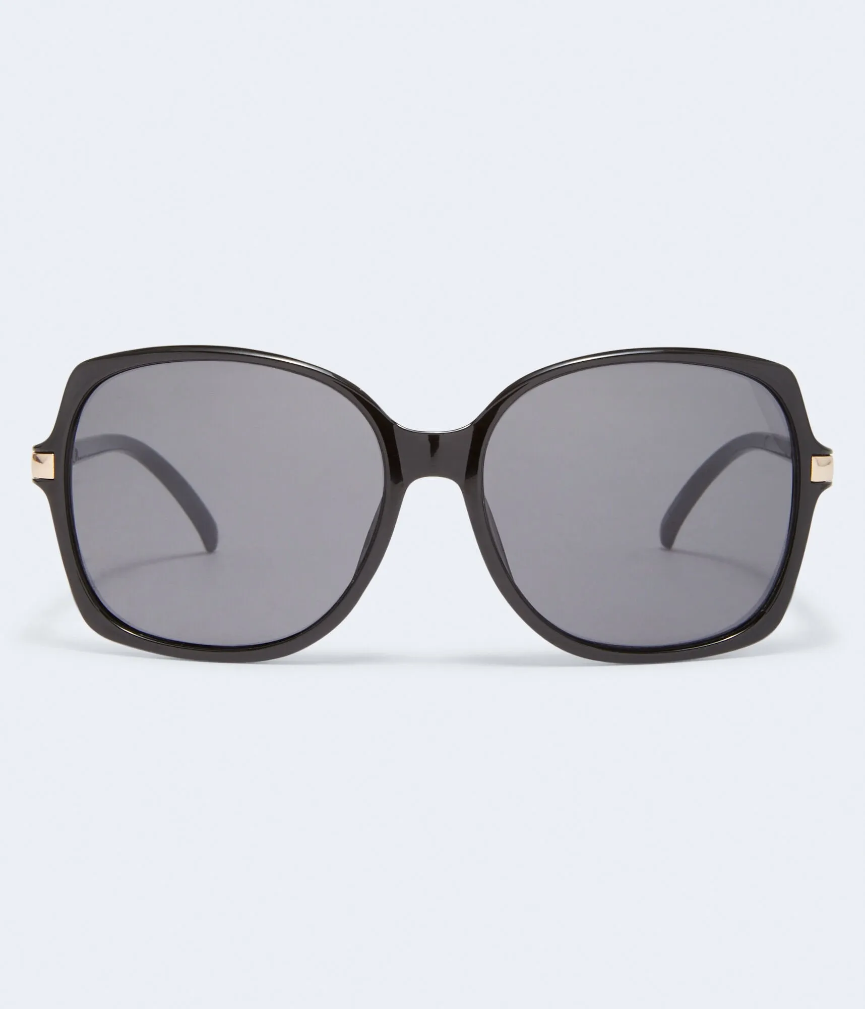 Aeropostale Damen Übergroße Quadratische Sonnenbrille - Größe Einheitsgröße - Kunststoff - Teen Mode & Bekleidung Schwarz Aeropostale