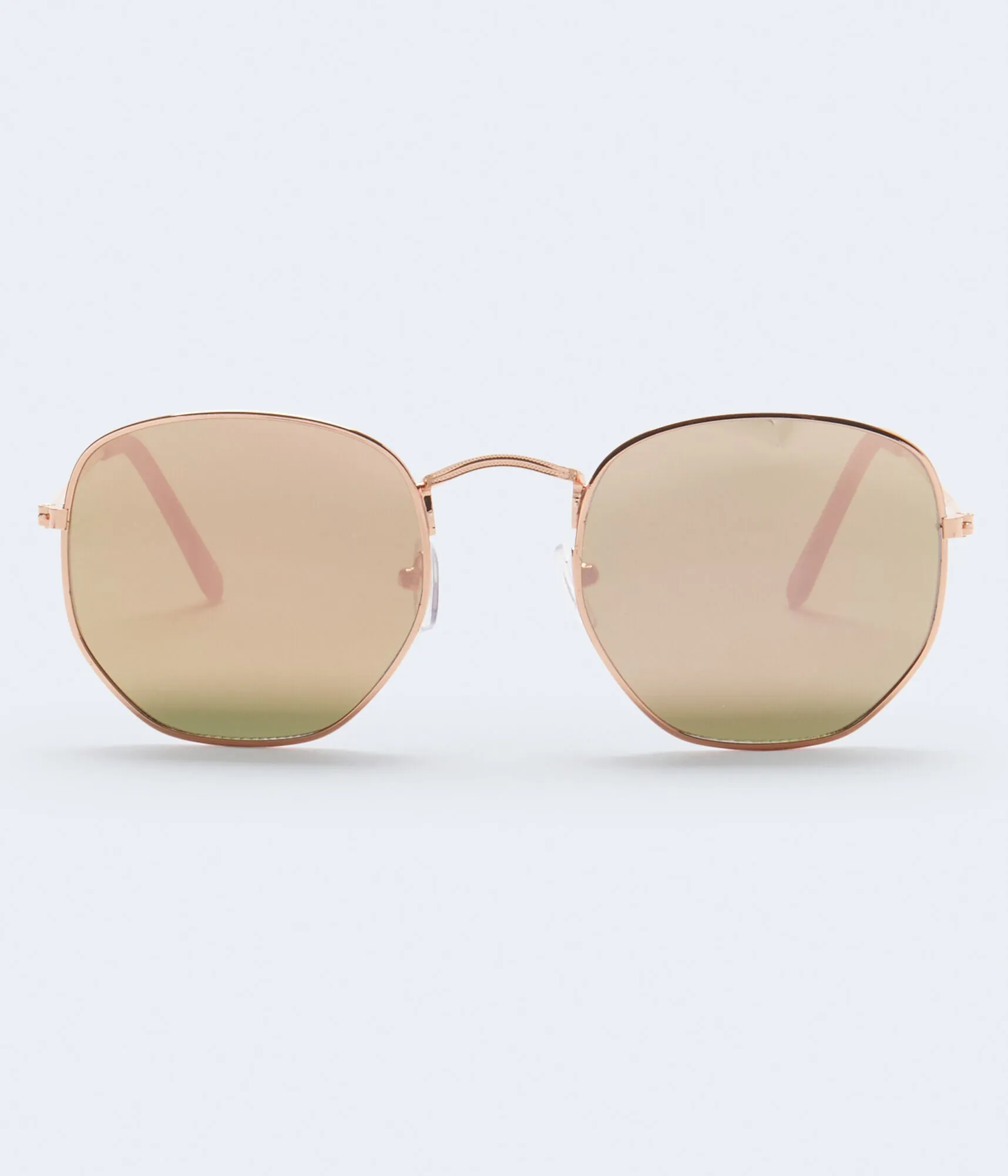 Aeropostale Damen Sonnenbrille mit abgerundeter geometrischer Form - farbig - Einheitsgröße - Kunststoff - Teen Fashion & Bekleidung Multi Aeropostale