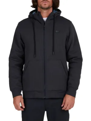 Anchor Steppfleec-Pullover - Vintage Schwarz