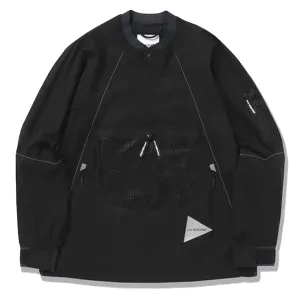 And Wander Atmungsaktive Reißverschluss-Pullover-Jacke Schwarz