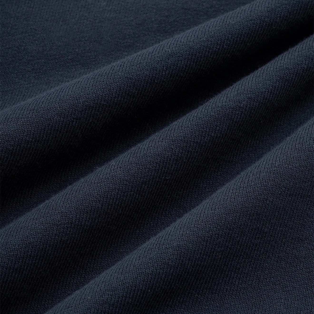 And Wander x Maison Kitsune Baumwoll-Sweatshirt Marine