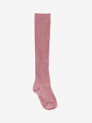 Engelsgesicht Mädchen Lucy Glitzer Socken in Rosa