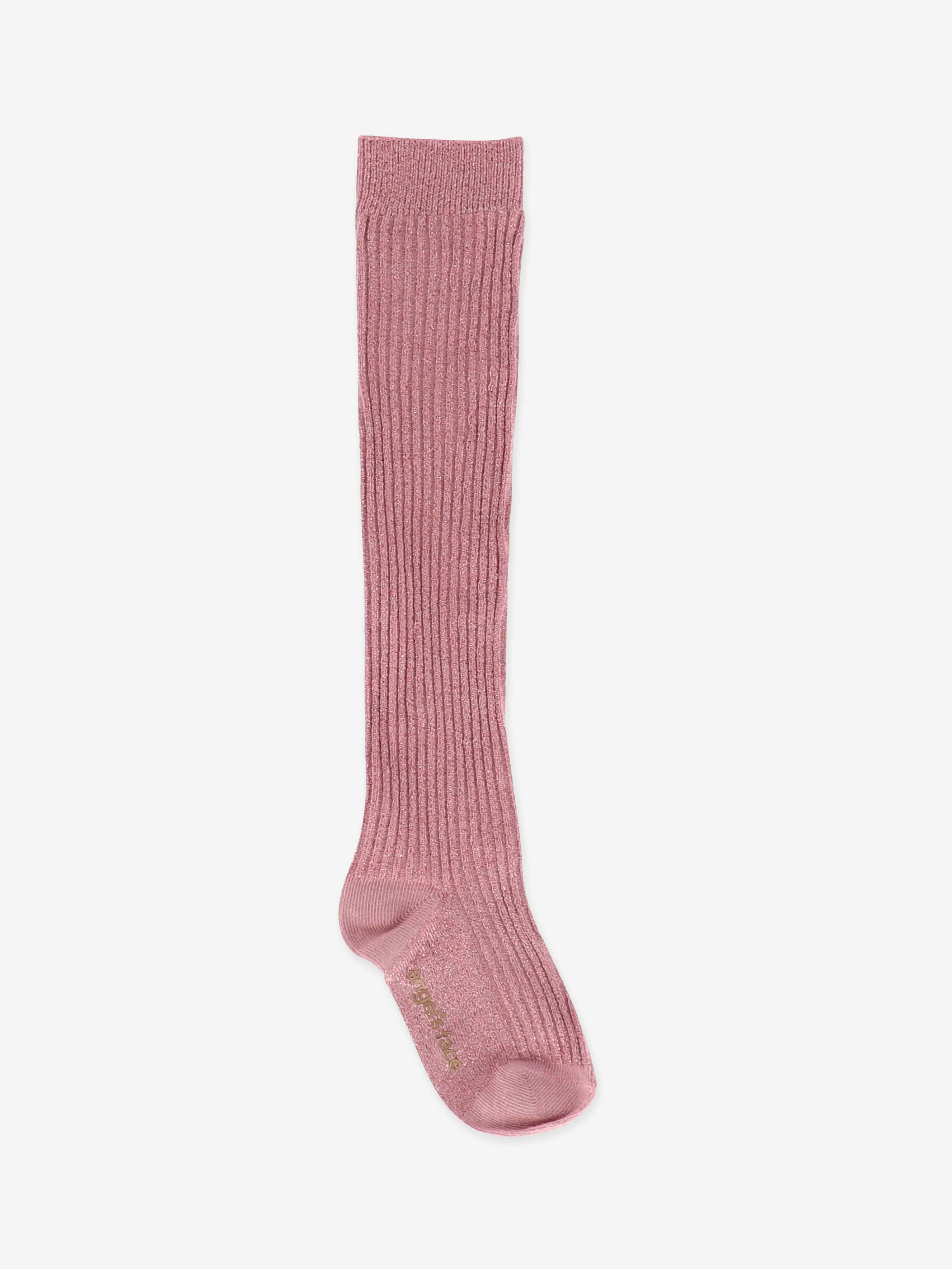 Engelsgesicht Mädchen Lucy Glitzer Socken in Rosa