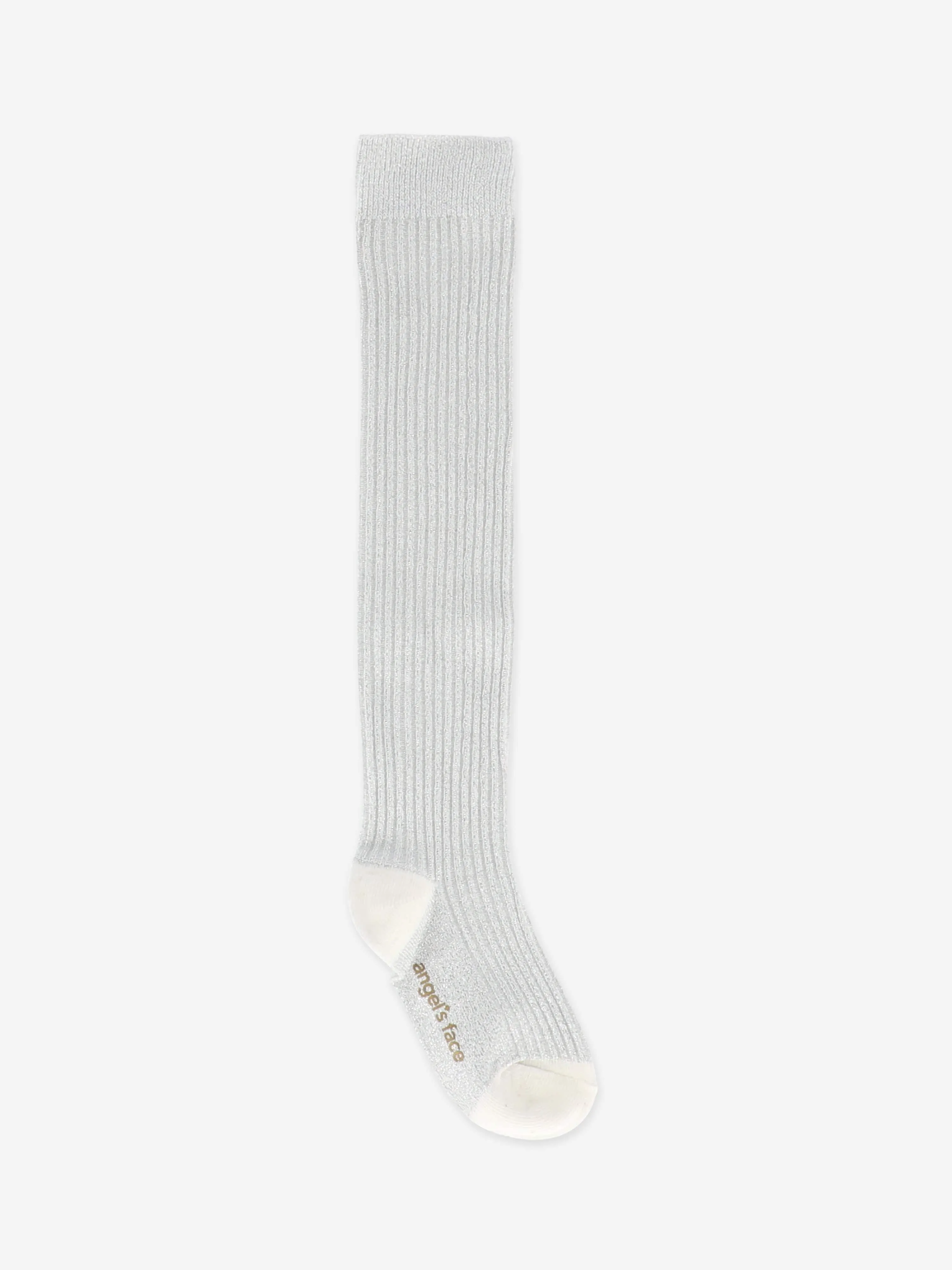 Engelsgesicht Mädchen Lucy Glitzer Socken in Weiß