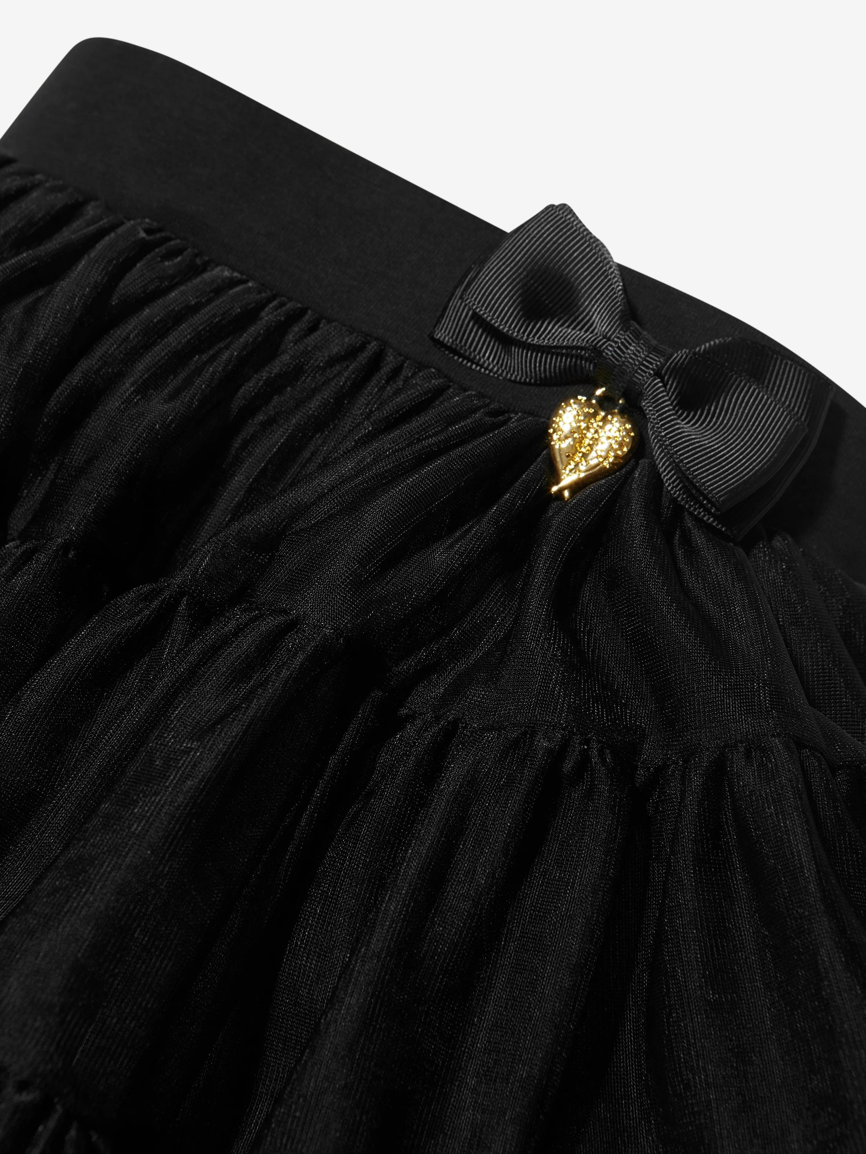 Engelsgesicht Mädchen Pixie Tutu Rock in Schwarz
