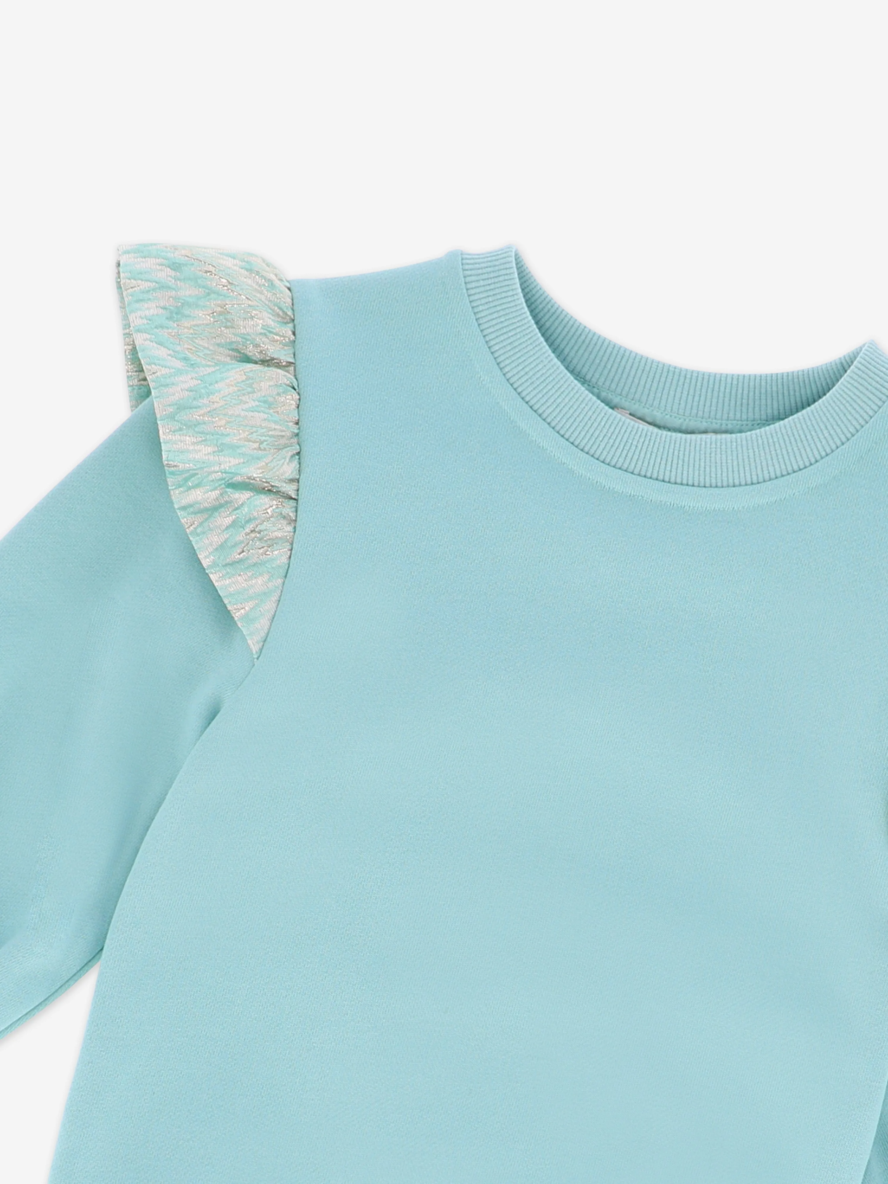 Engelsgesicht Mädchen Posh Sweatshirt in Blau