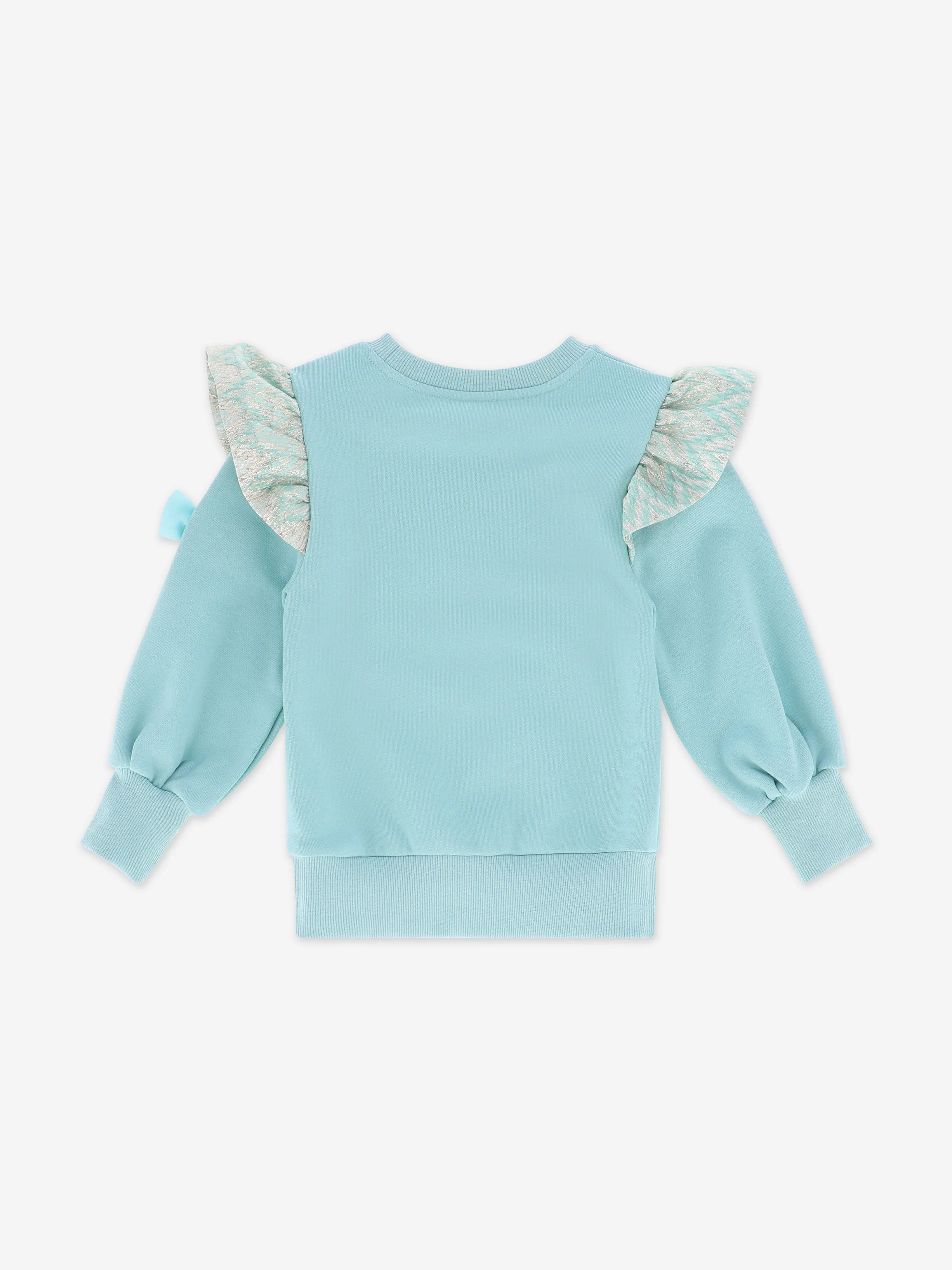 Engelsgesicht Mädchen Posh Sweatshirt in Blau