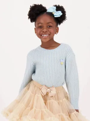 Angels Face Girls Sherwood Pullover in Blau