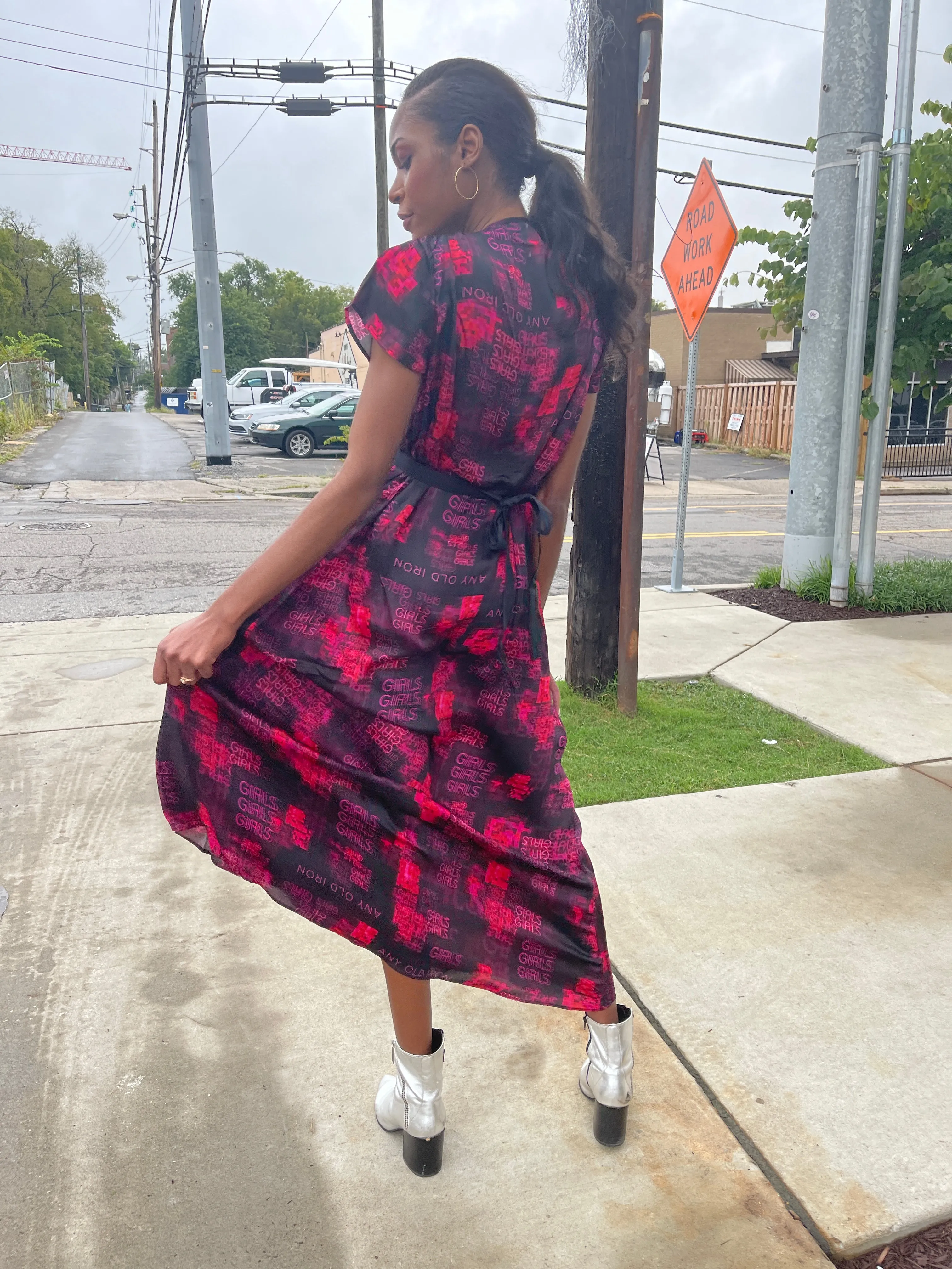 Any Old Iron Pink Goddess Kleid