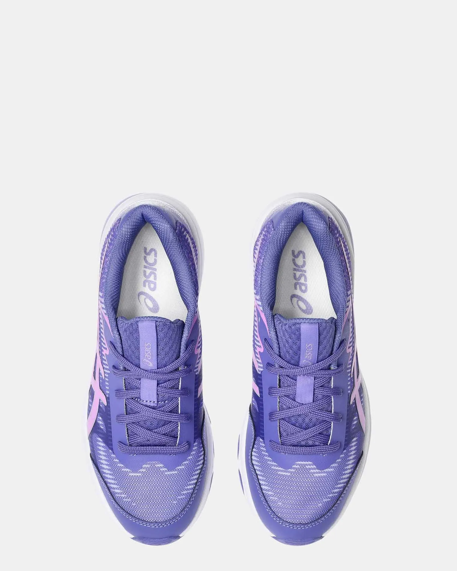Asics Kinder Schuhe Netburner Pro 4 Grundschule Blau Violett/Lavendel Glühen