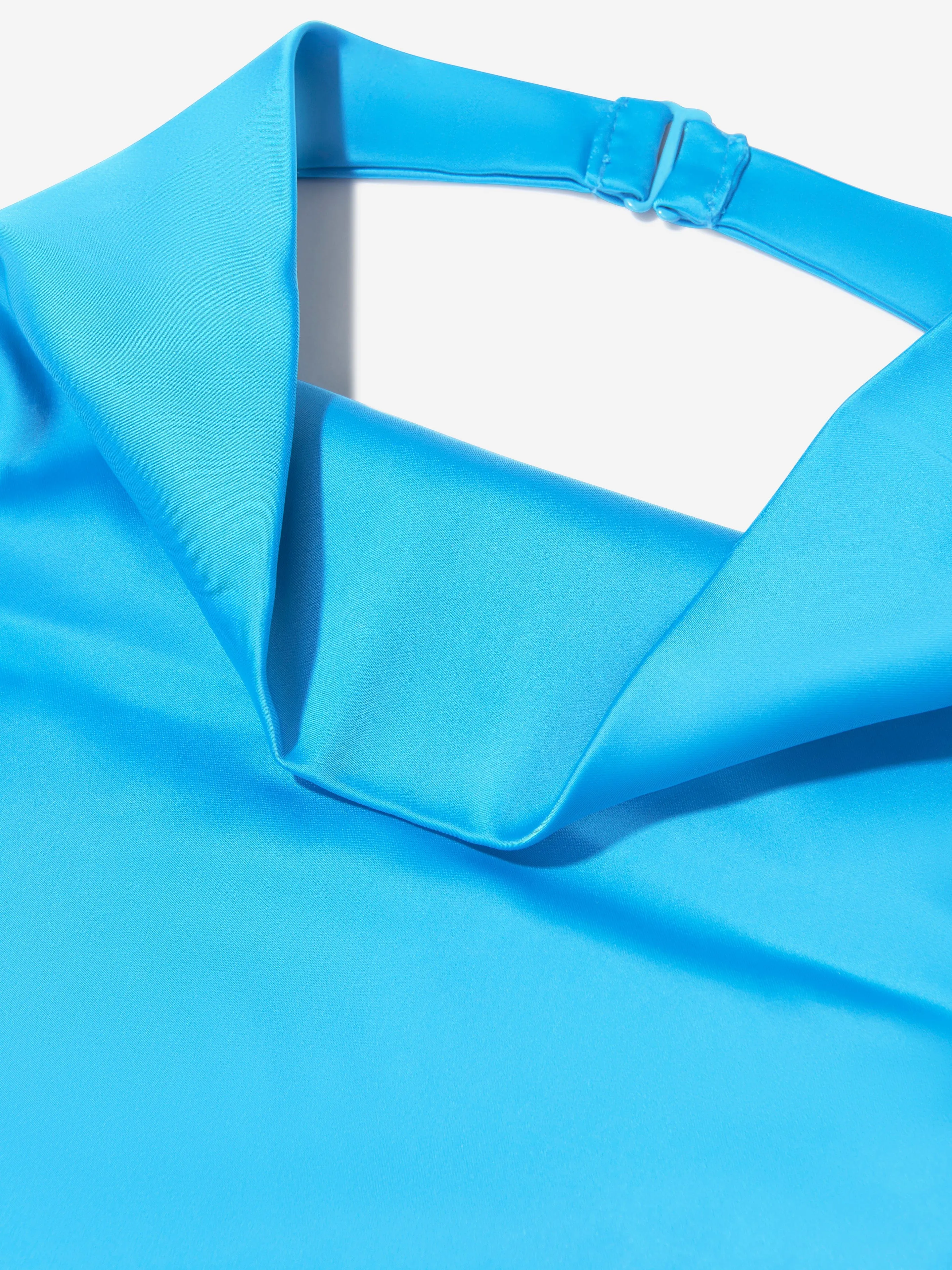 AY von AYLA Girls Satin-Midi-Kleid ohne Rücken in Blau