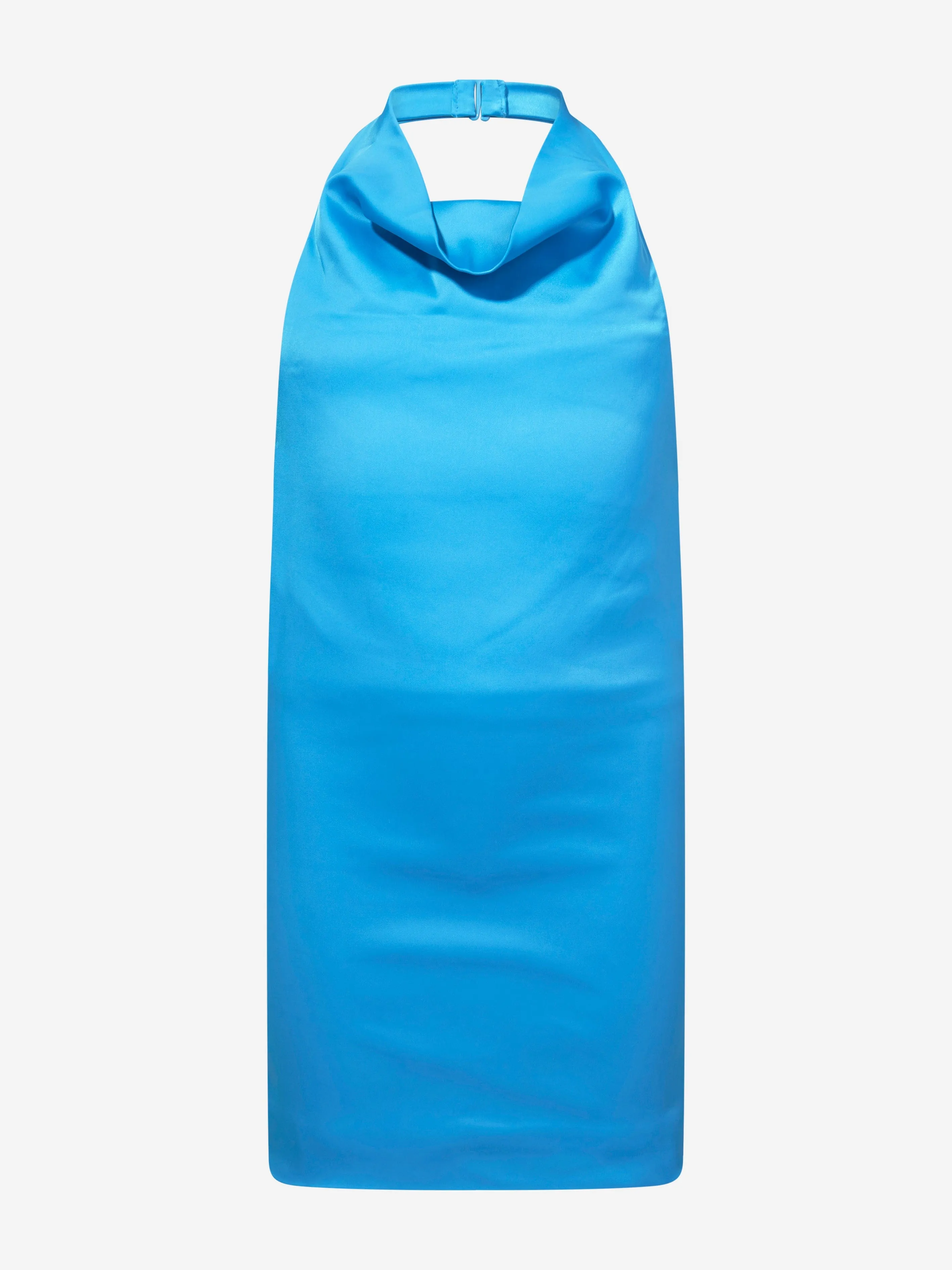 AY von AYLA Girls Satin-Midi-Kleid ohne Rücken in Blau