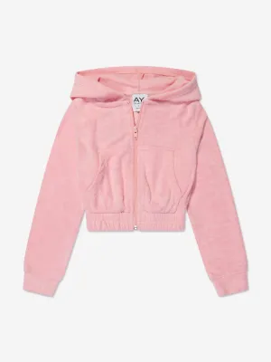 AY von AYLA Mädchen Kapuzenpullover aus Frottee in Rosa