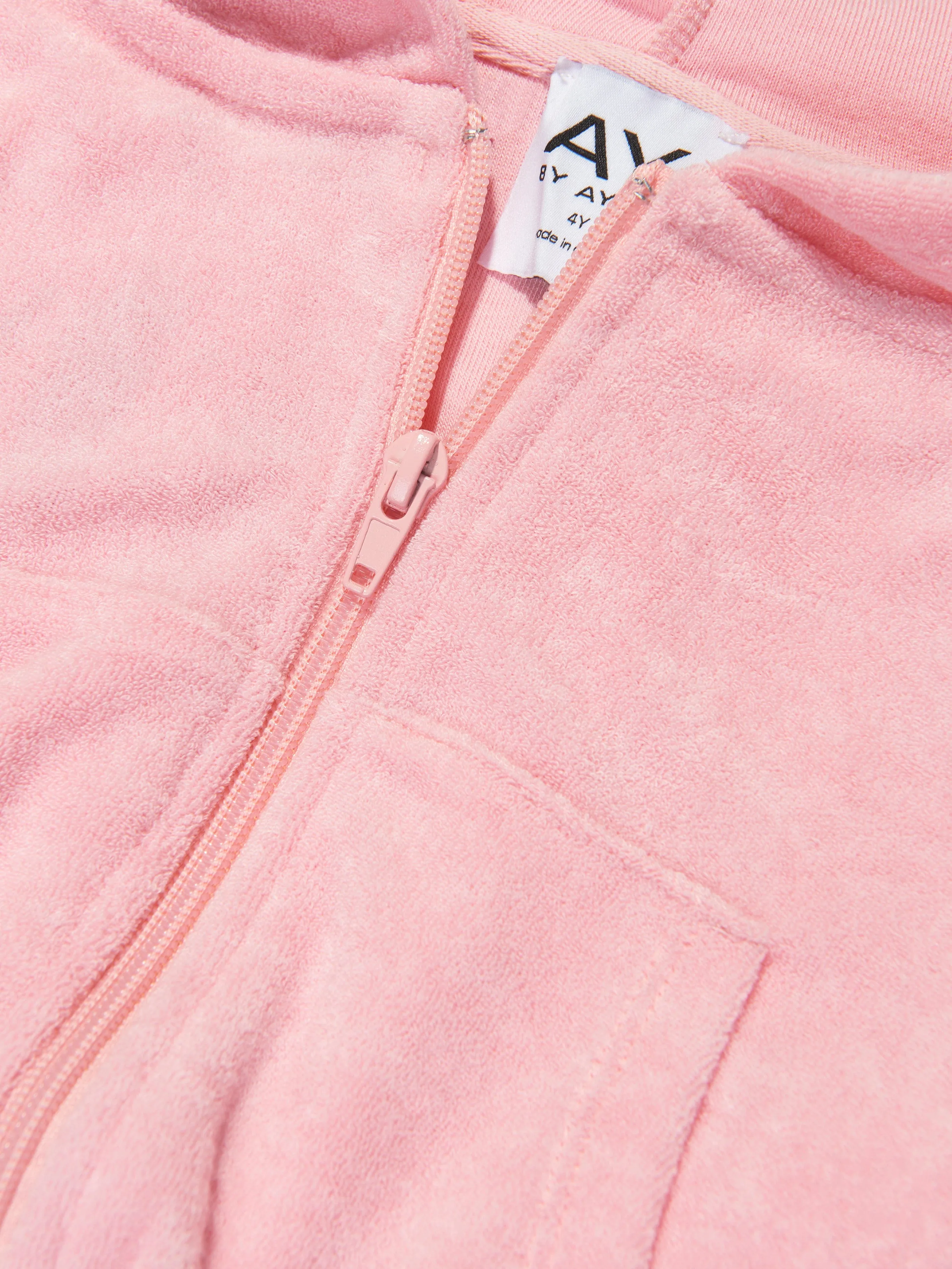 AY von AYLA Mädchen Kapuzenpullover aus Frottee in Rosa