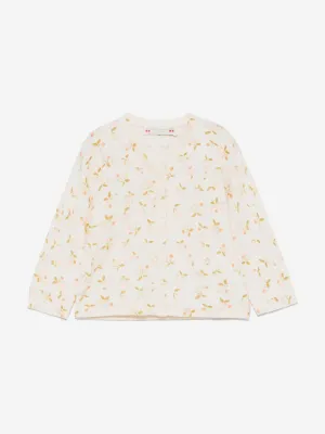 Baby Girls Azia Cardigan in Elfenbein