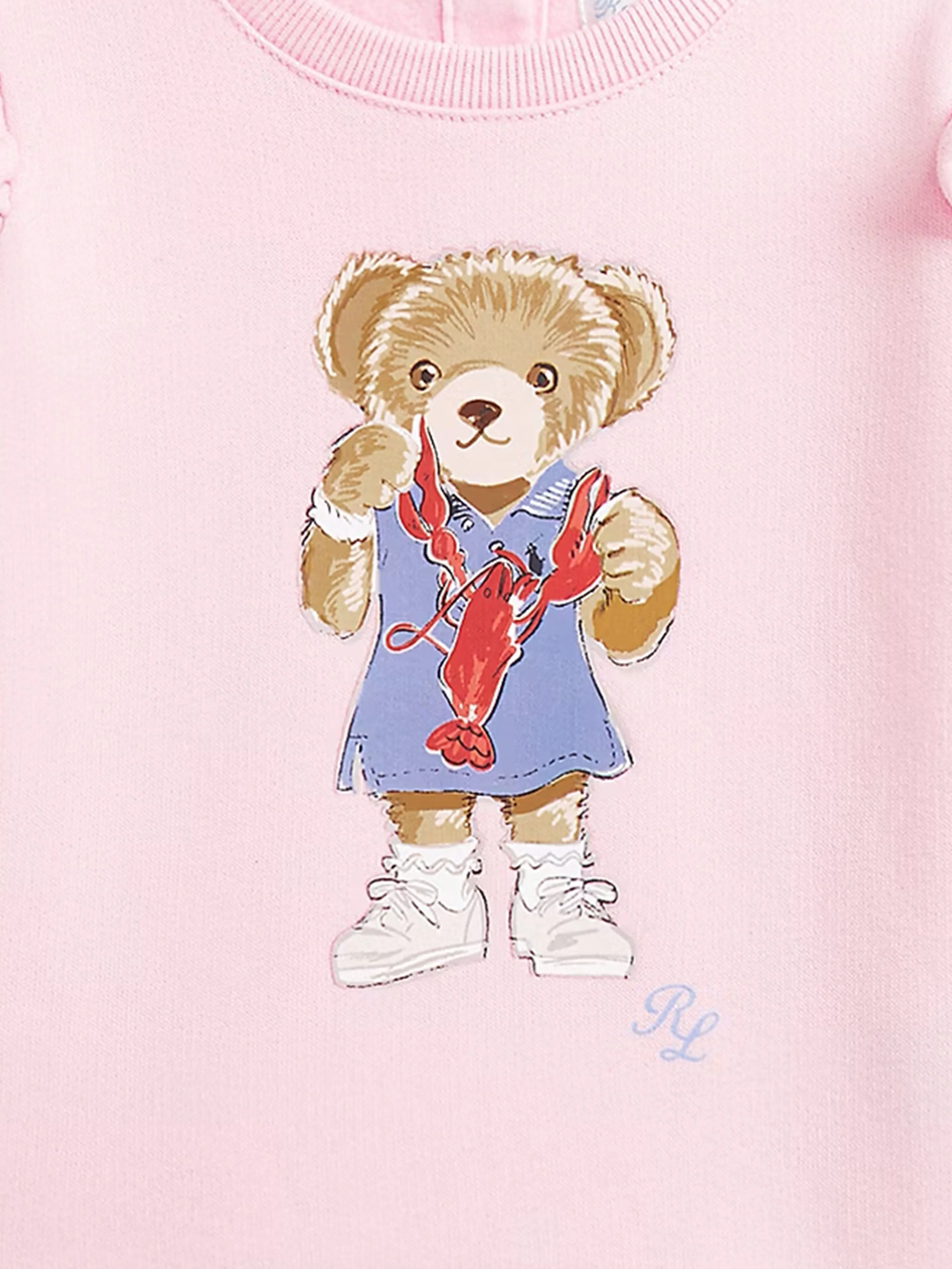 Rosa Bärenpullover für Babygirls
