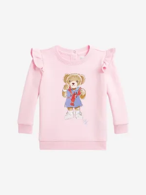 Rosa Bärenpullover für Babygirls
