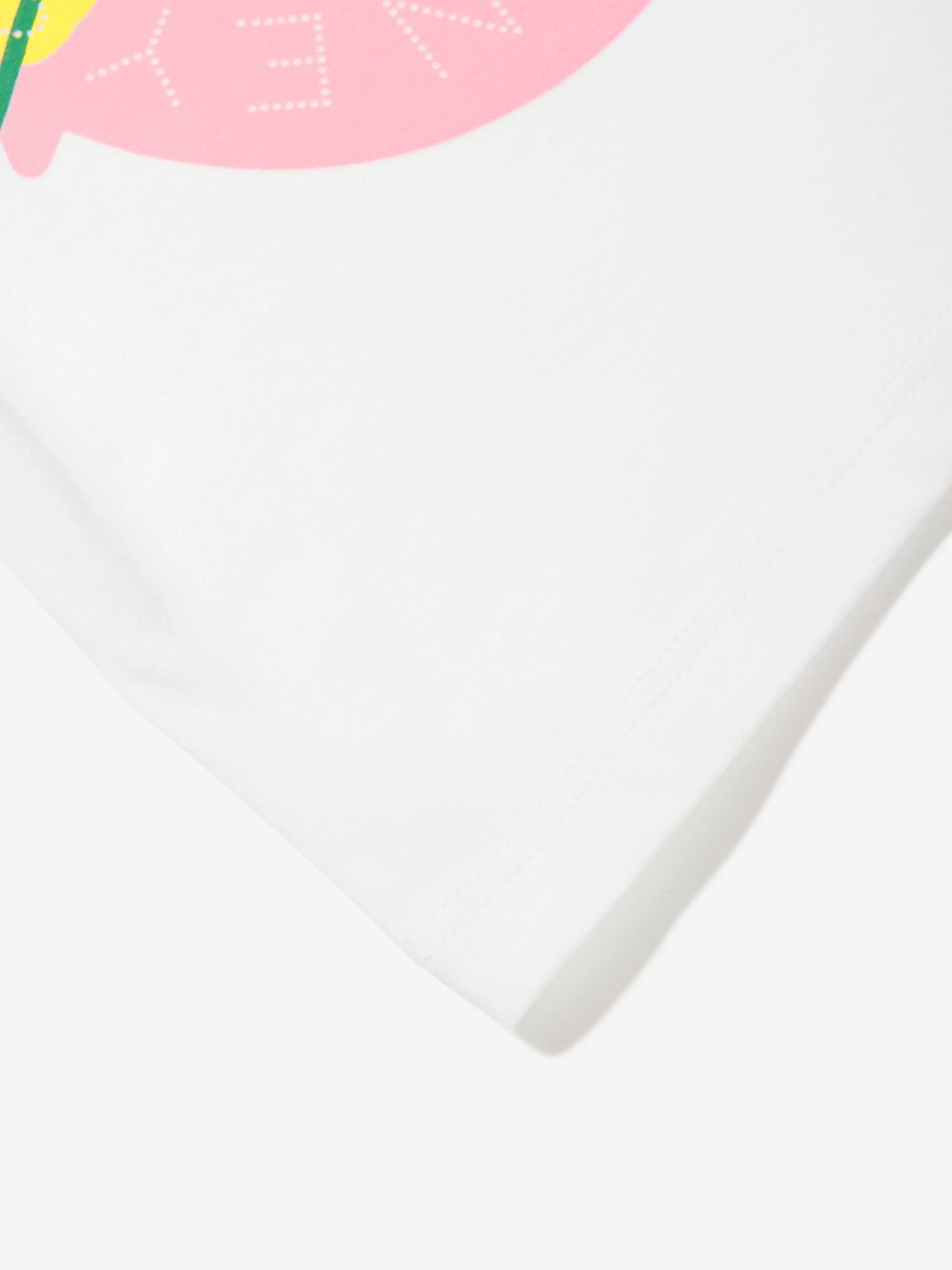 Baby Girls Katzen-Logo T-Shirt in Elfenbein