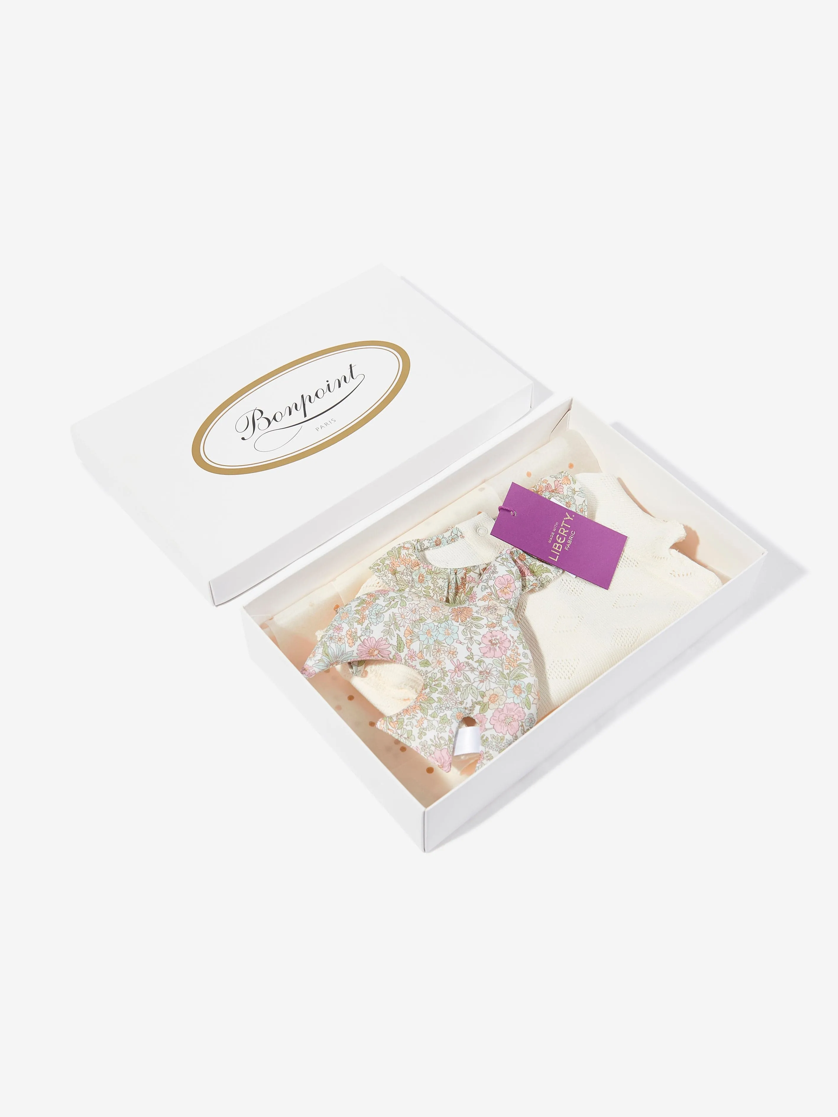 Baby Girls Daisie Geschenkset in Elfenbein