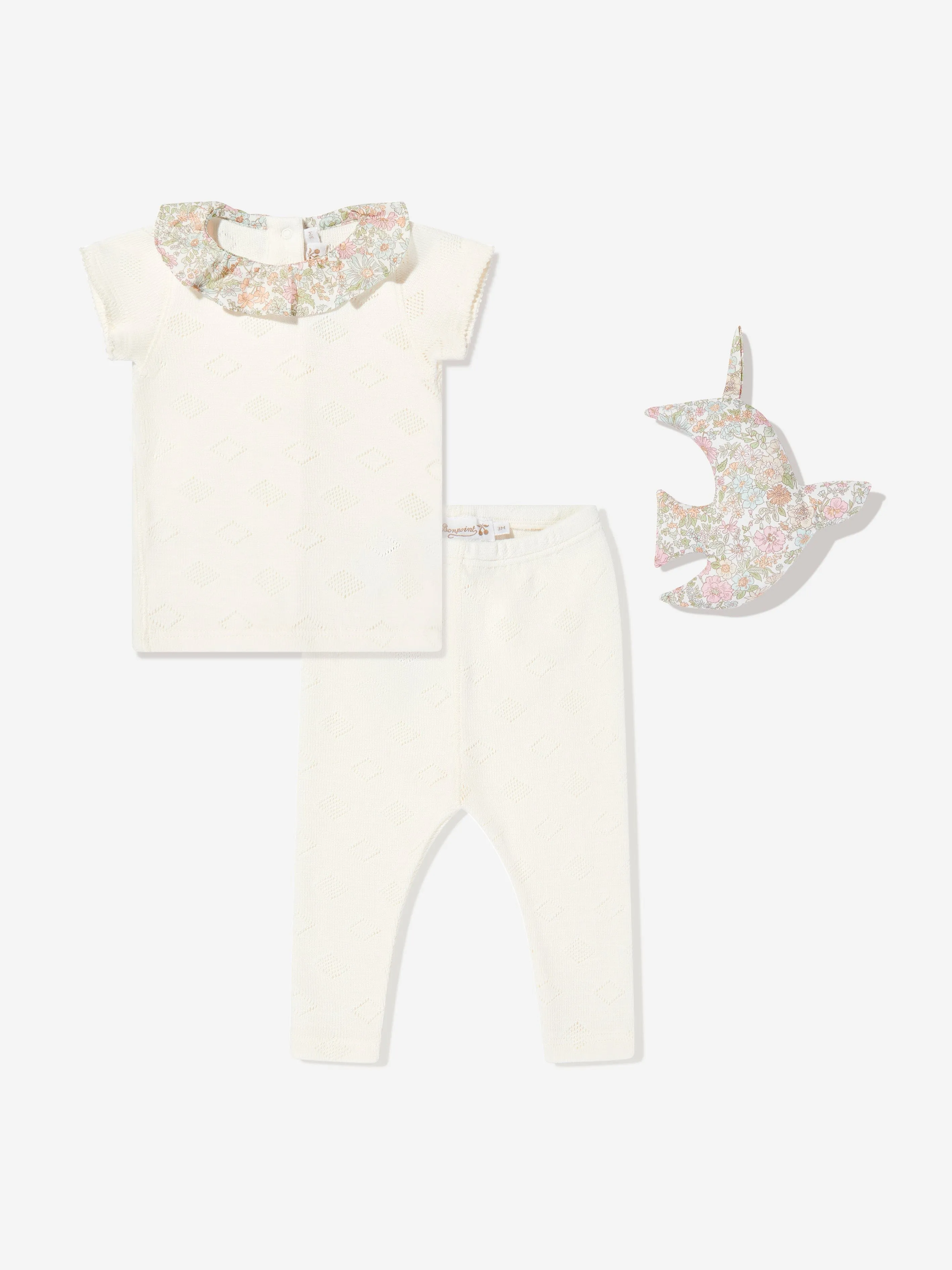 Baby Girls Daisie Geschenkset in Elfenbein