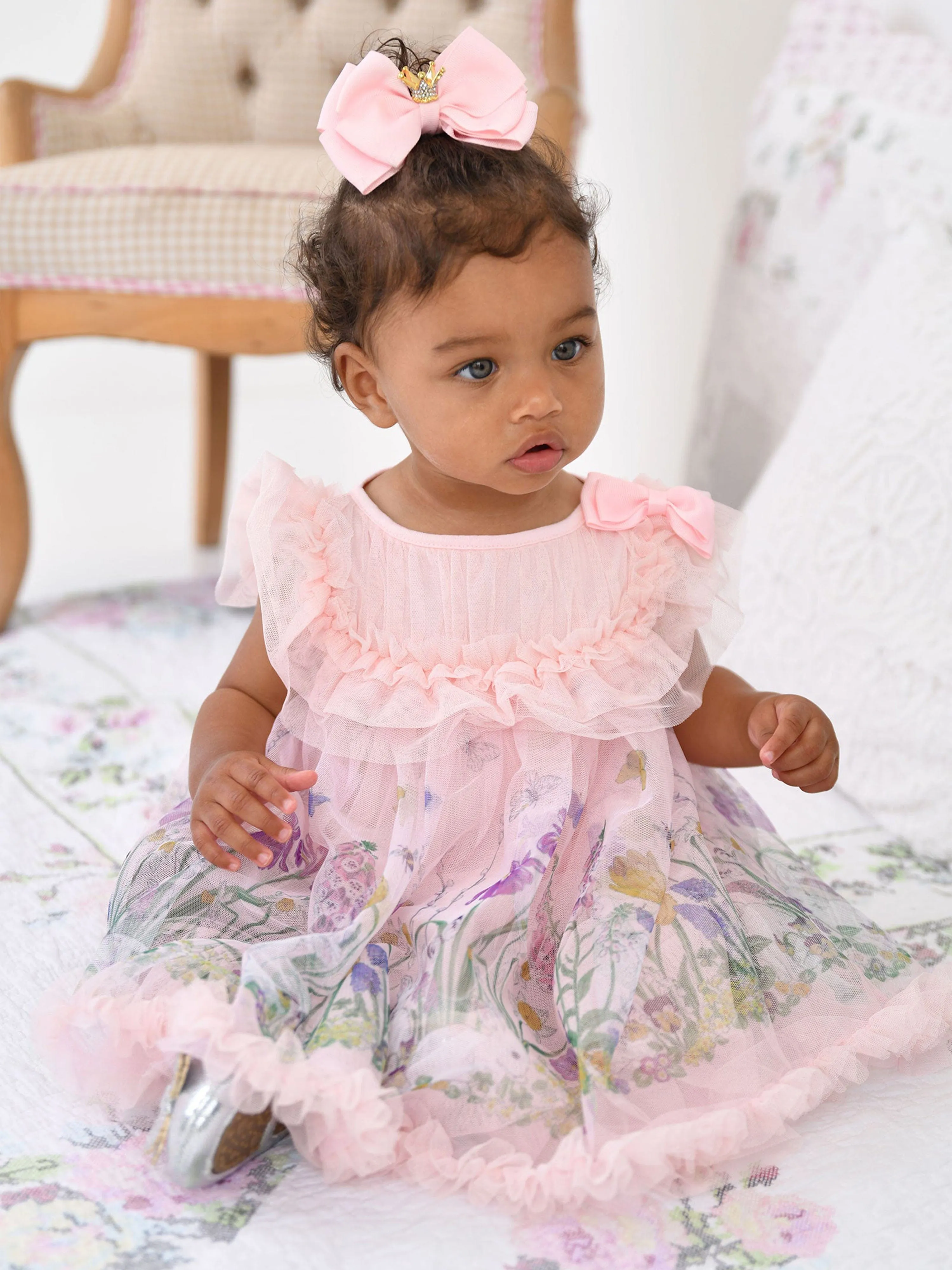 Baby Girls Dominique Hasenkleid in Rosa