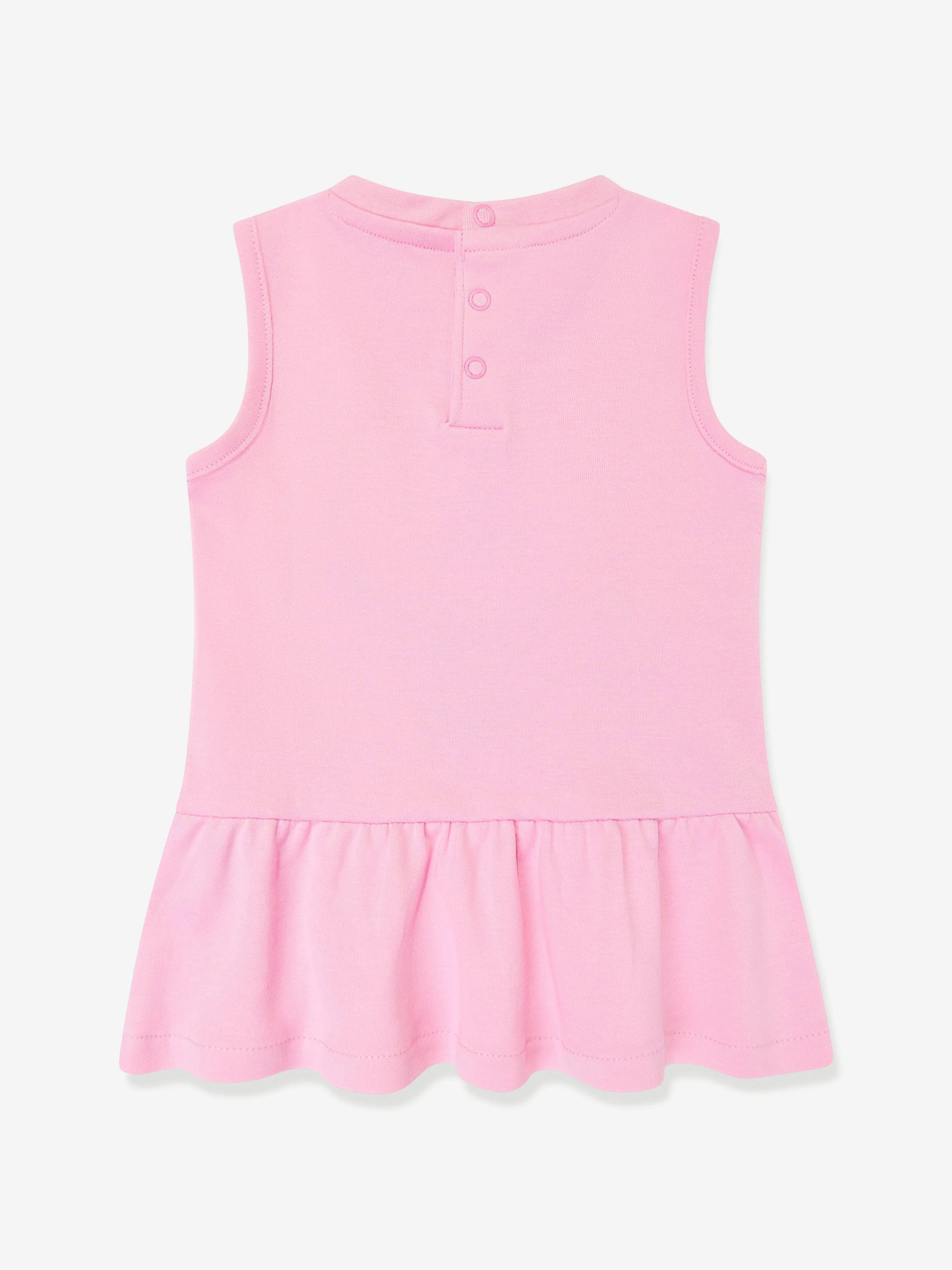 Rosa Kleid für Baby-Mädchen mit Schlüpfer