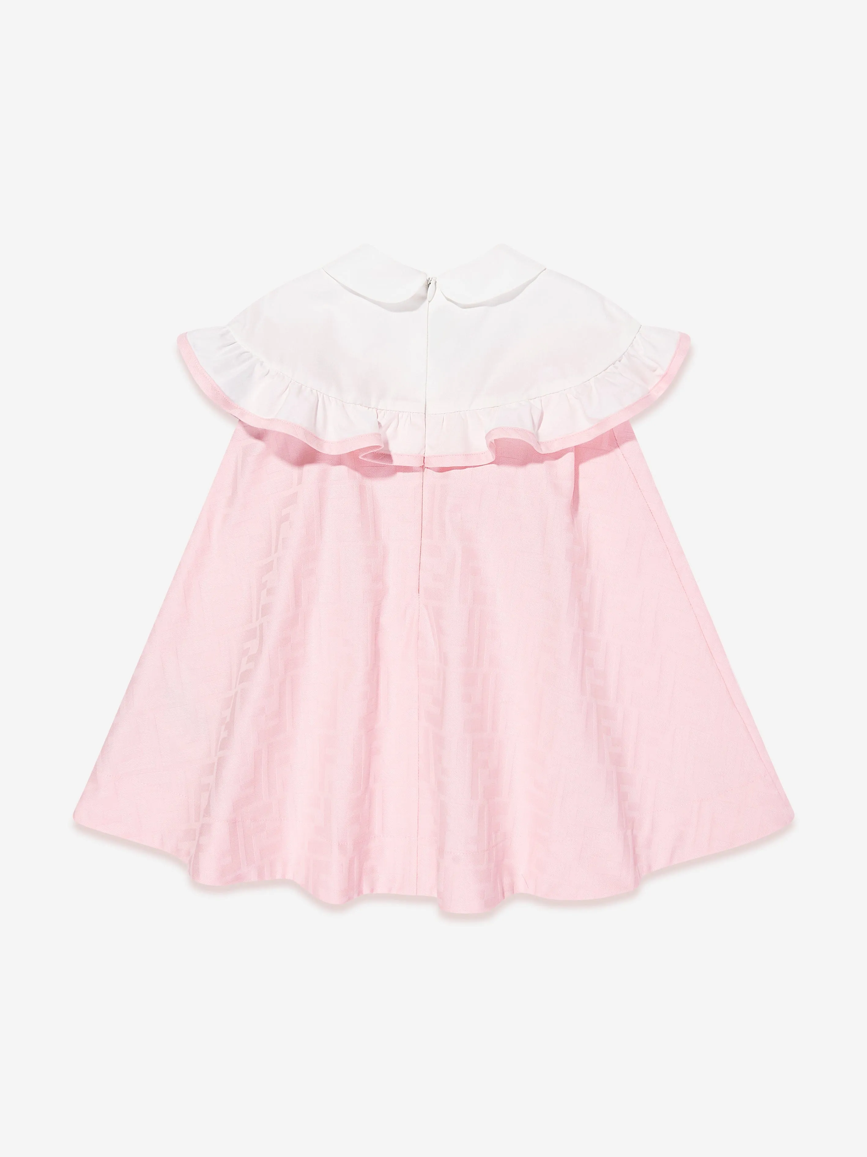 Baby Girls FF Jacquard Logo Kleid in Rosa