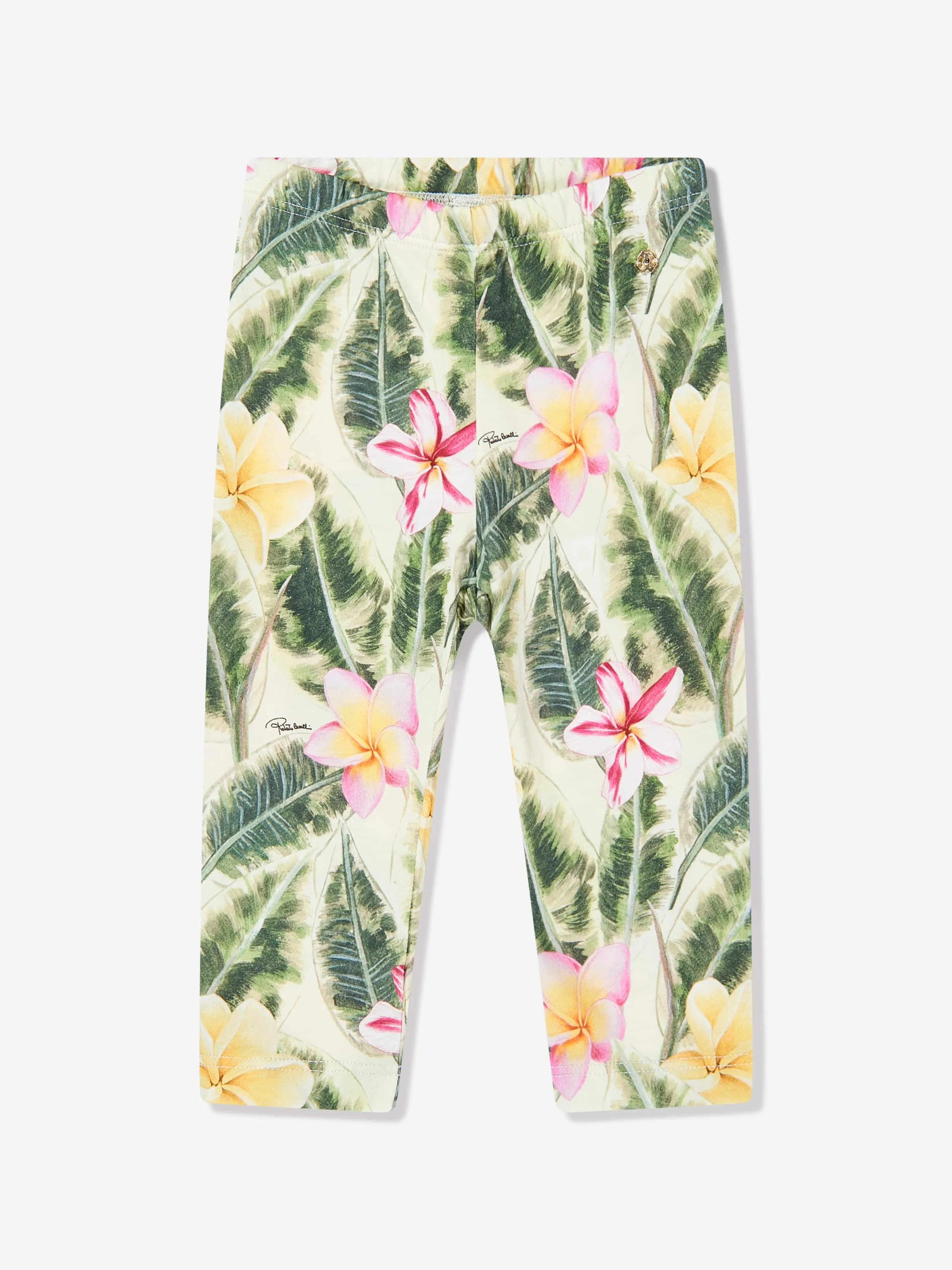 Babygirls Leggings mit Blumenmuster in Mehrfarben