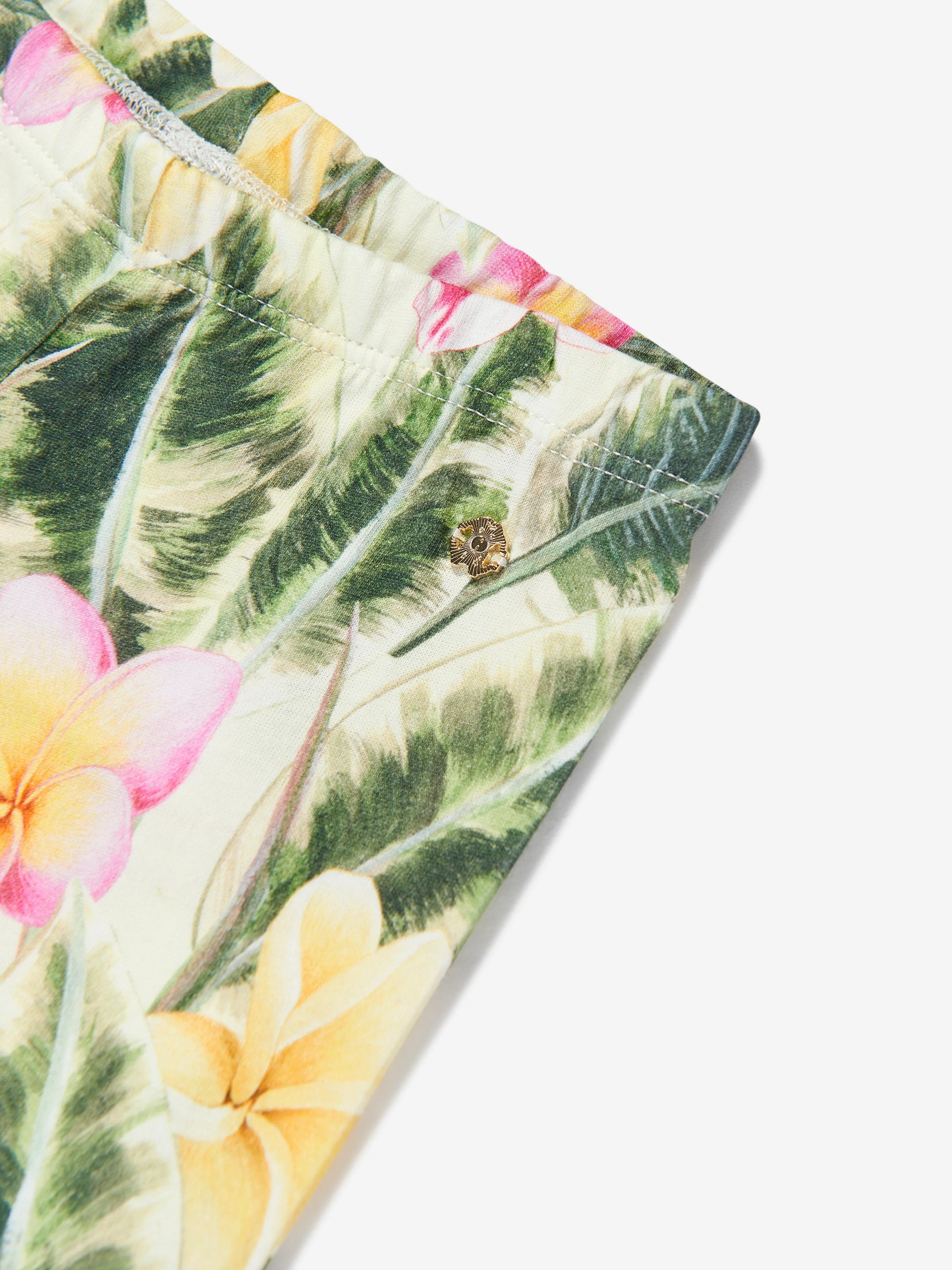 Babygirls Leggings mit Blumenmuster in Mehrfarben