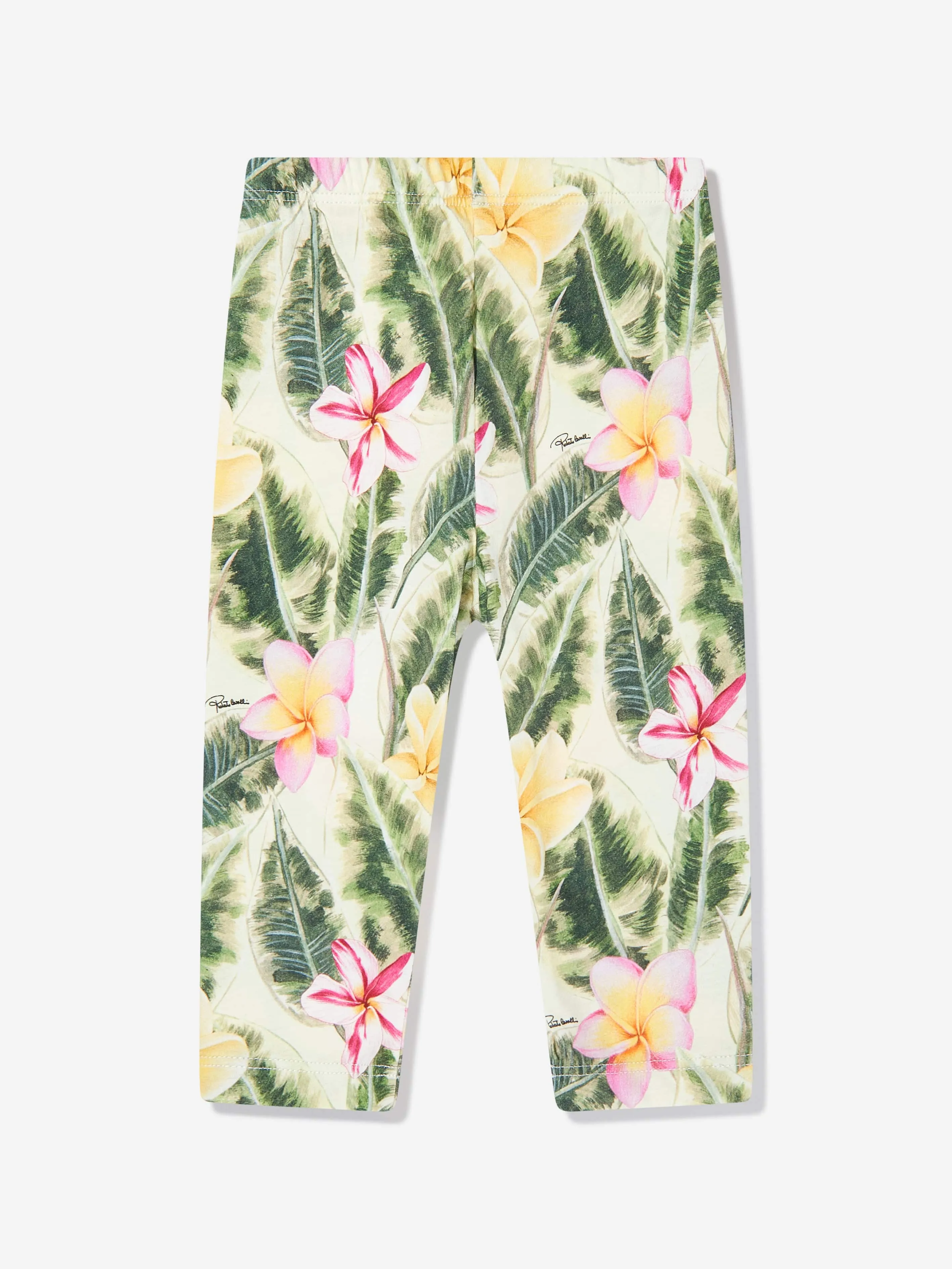 Babygirls Leggings mit Blumenmuster in Mehrfarben