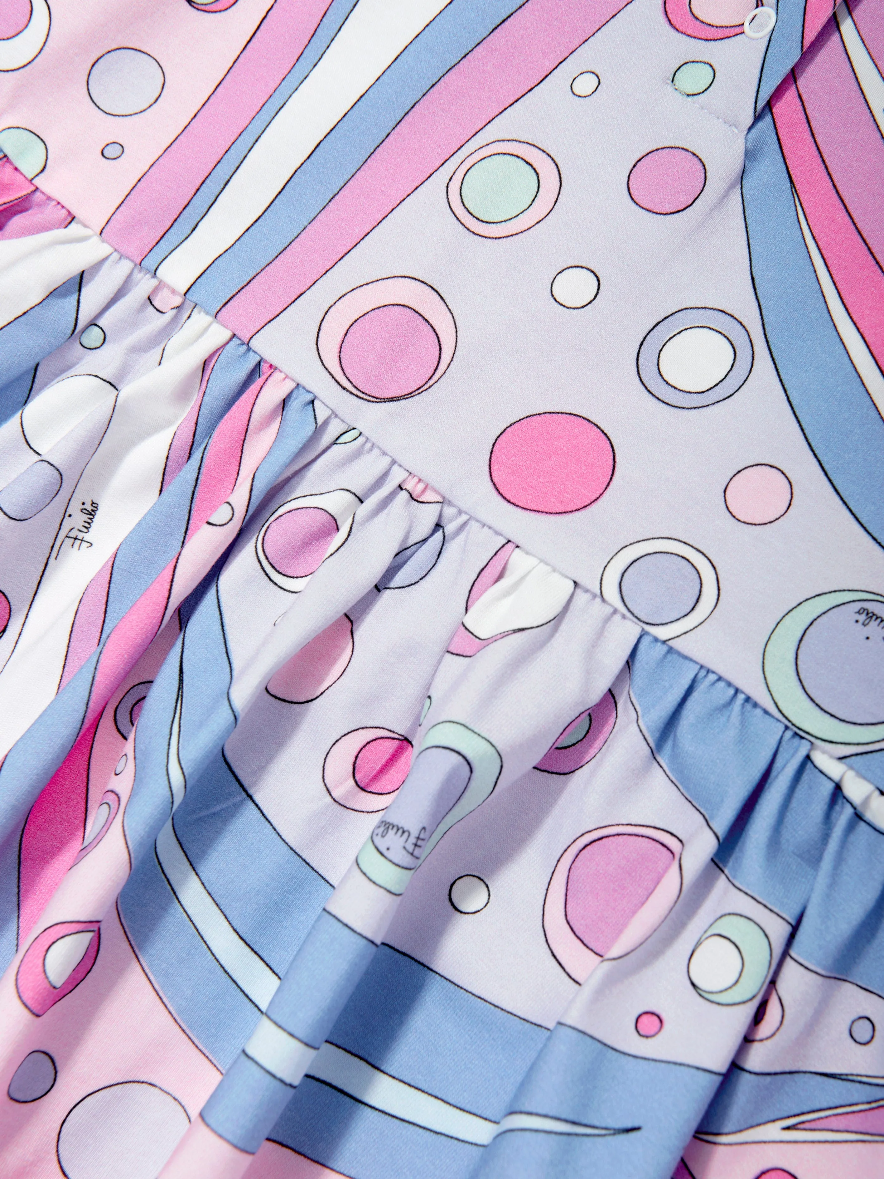 Baby Girls Fontane Print Kleid in Rosa