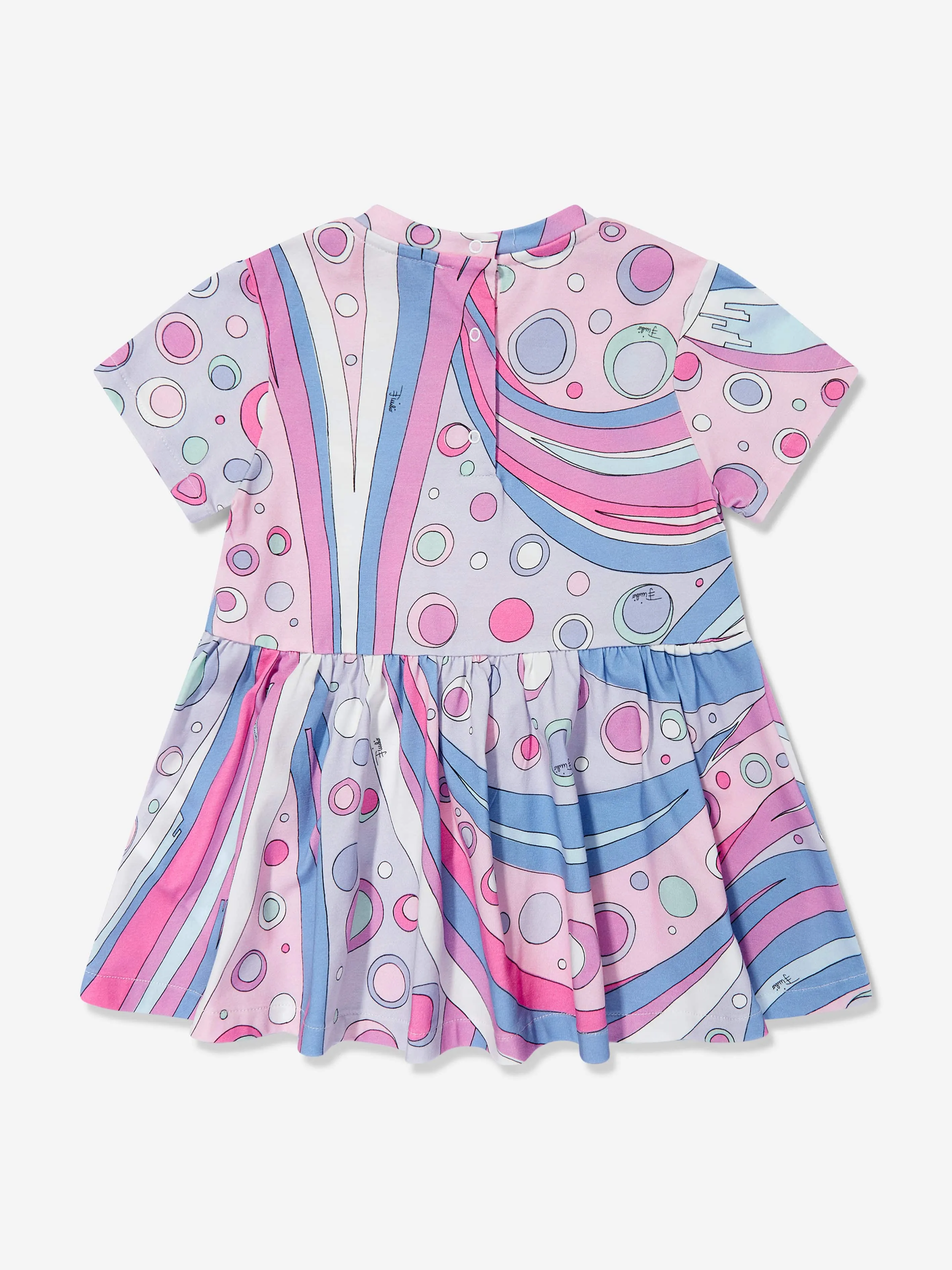 Baby Girls Fontane Print Kleid in Rosa