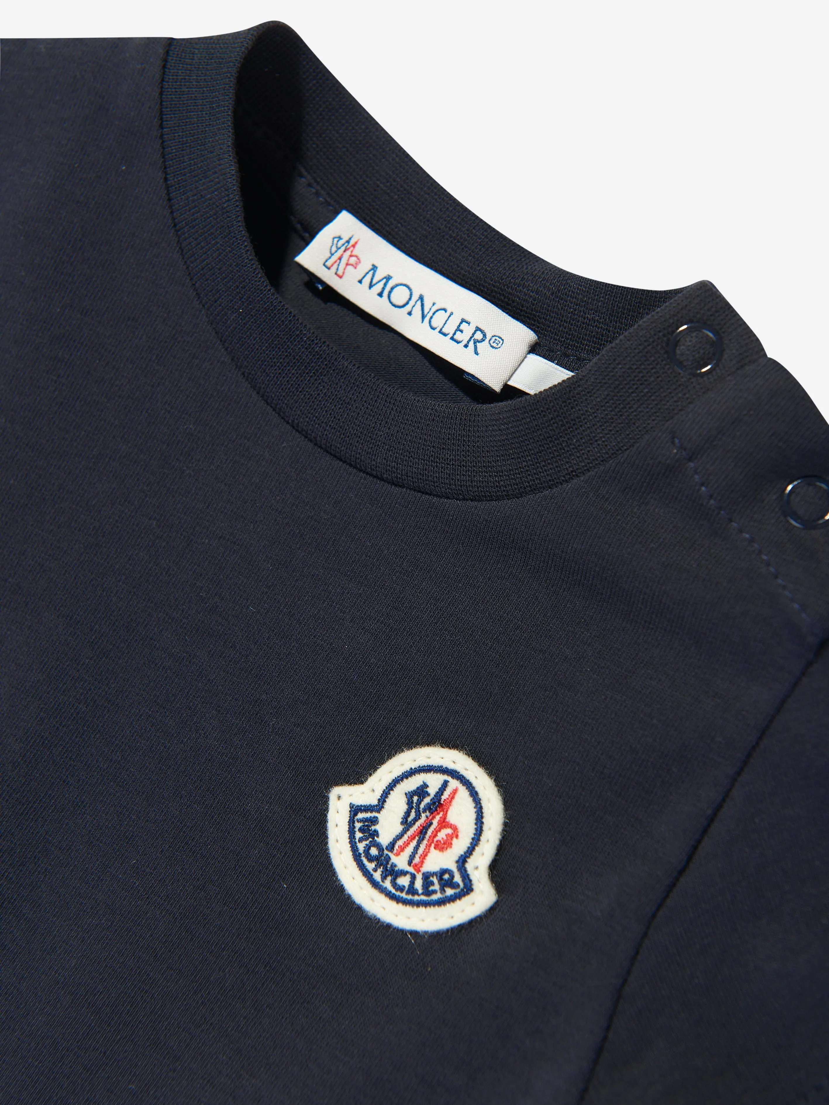 Baby Girls Logo Rüschenkleid in Marineblau