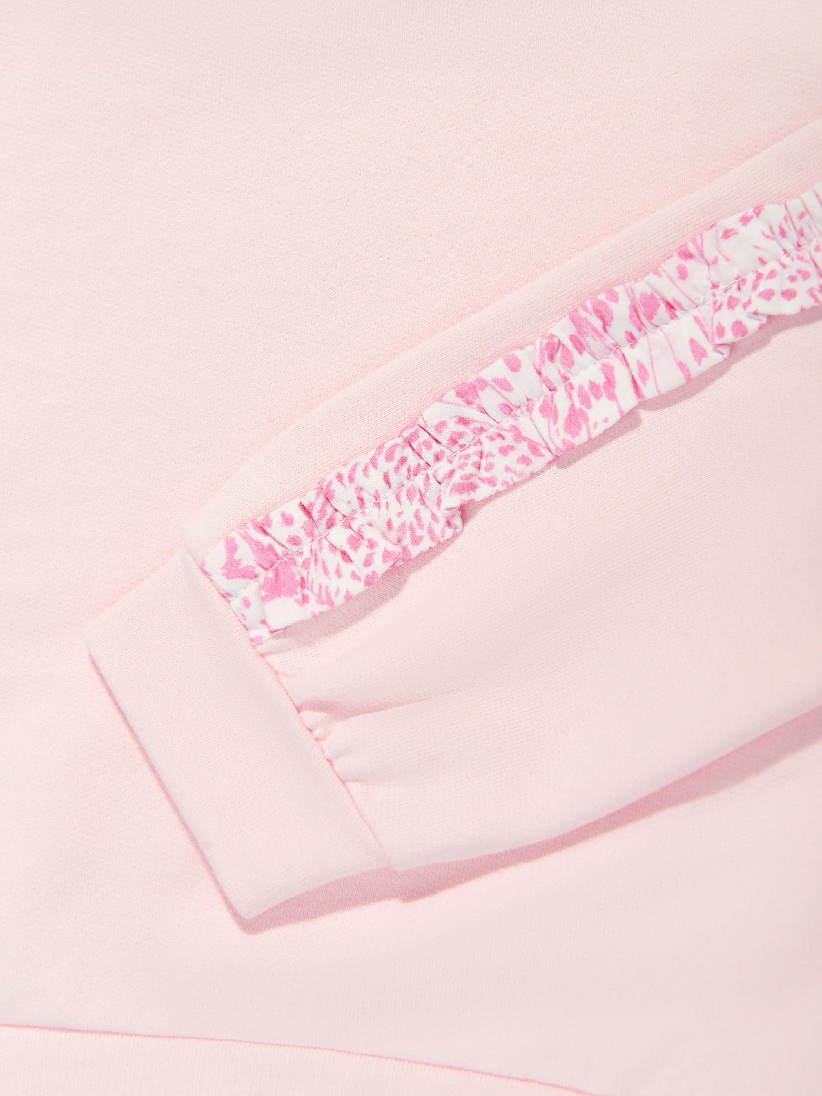 Rosa Sweatshirt mit Logo für Baby-Mädchen