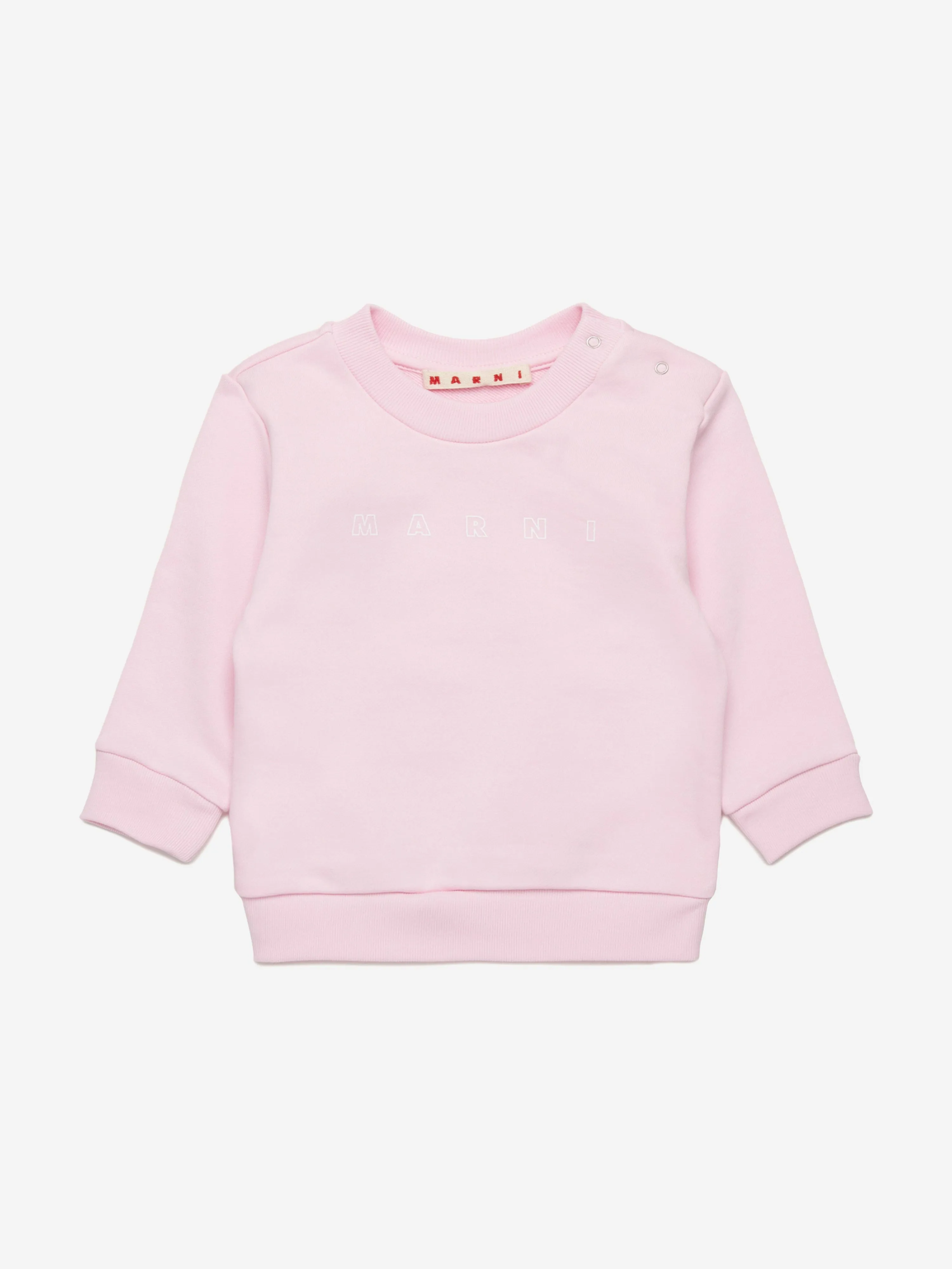 Rosa Sweatshirt mit Logo für Baby-Mädchen