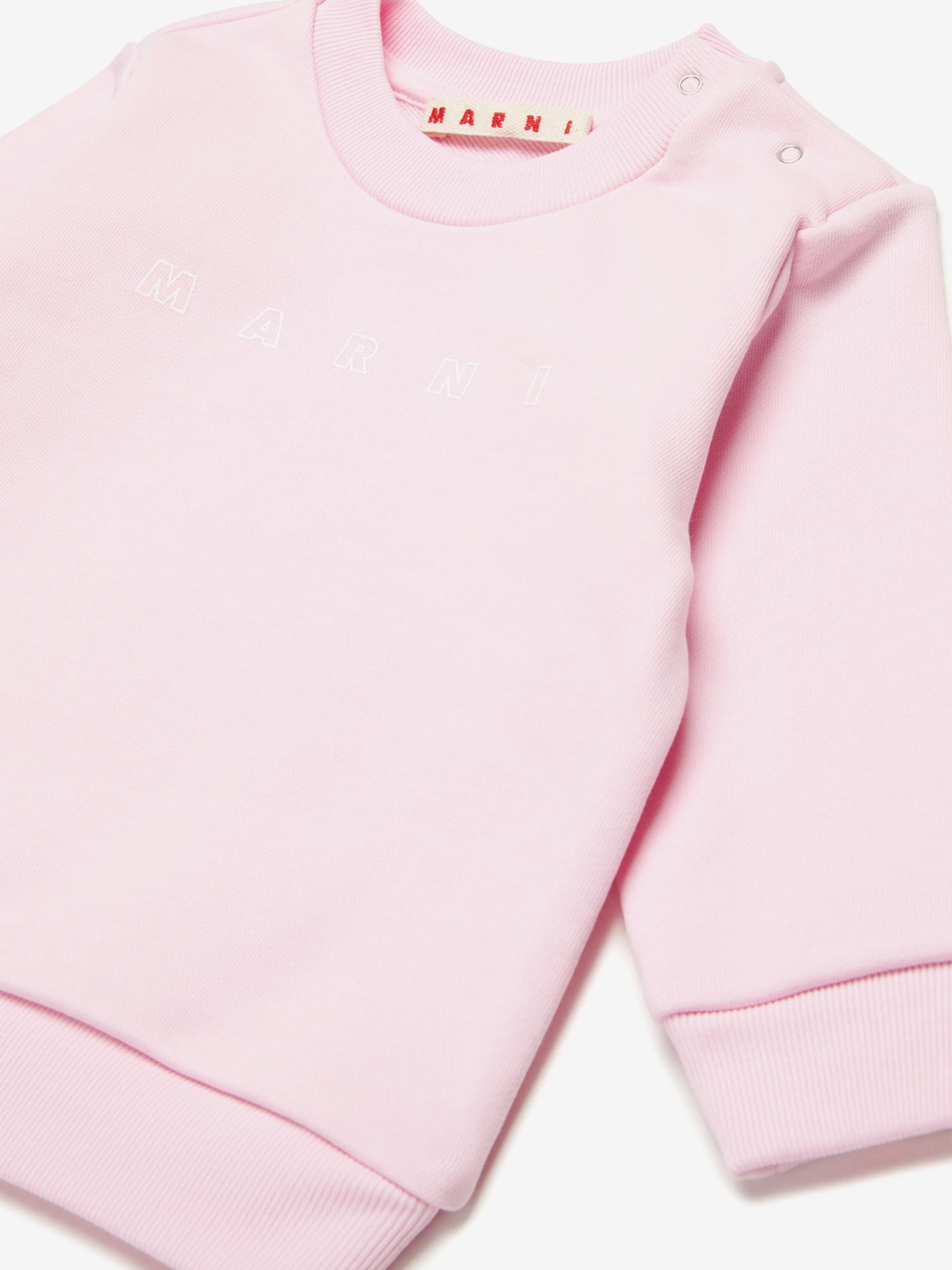 Rosa Sweatshirt mit Logo für Baby-Mädchen