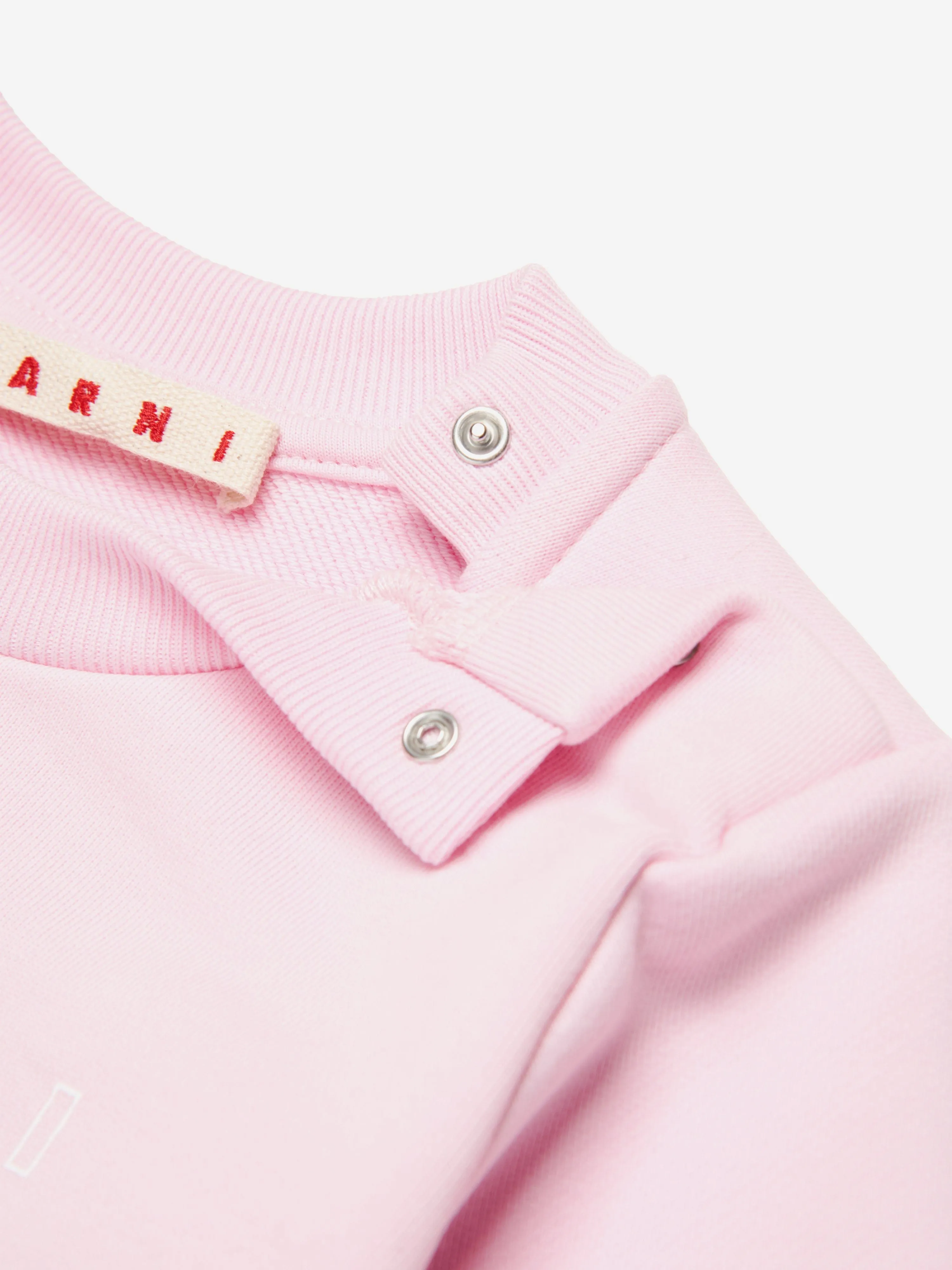 Rosa Sweatshirt mit Logo für Baby-Mädchen